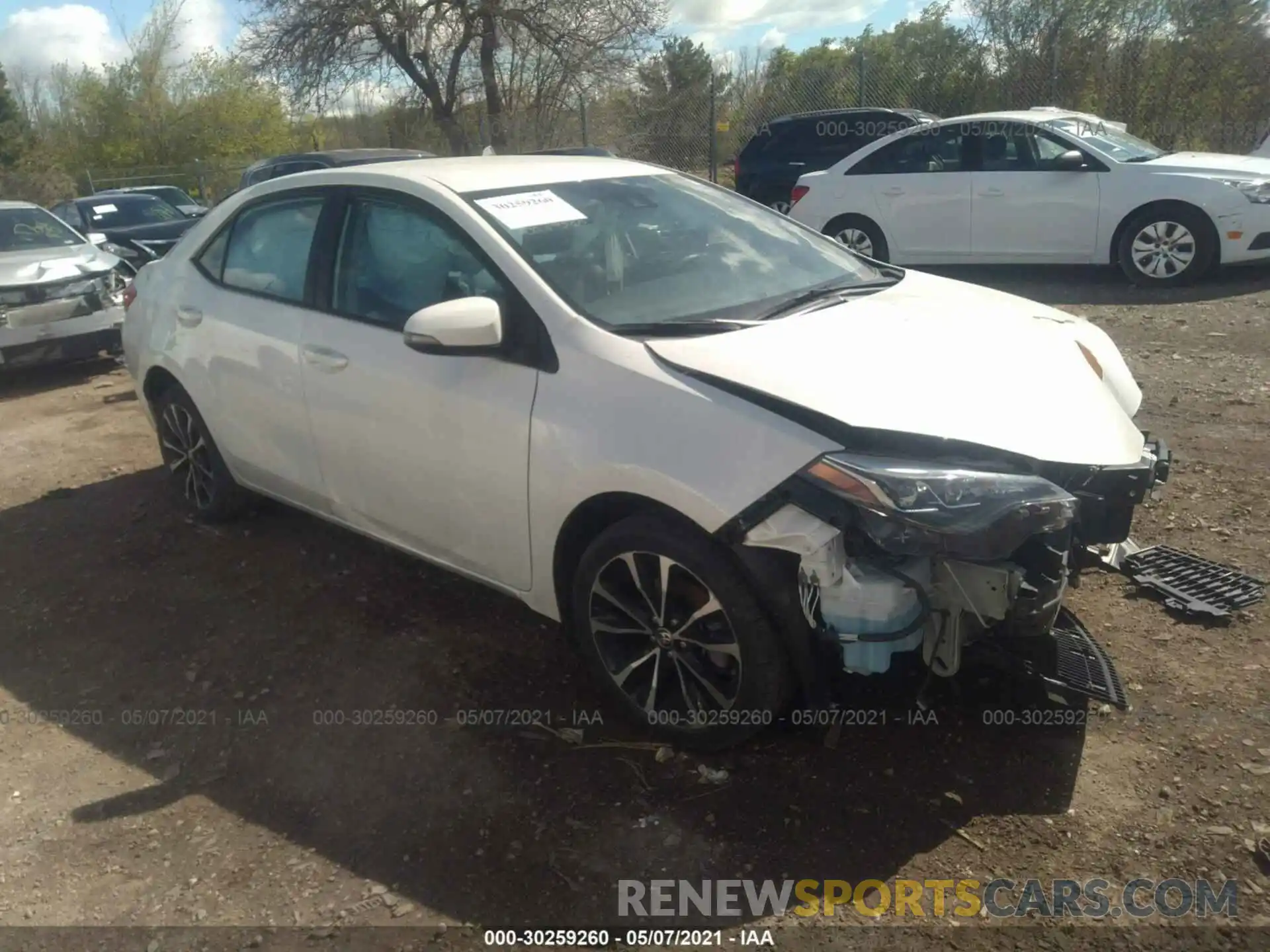 1 Photograph of a damaged car 5YFBURHE4KP920045 TOYOTA COROLLA 2019