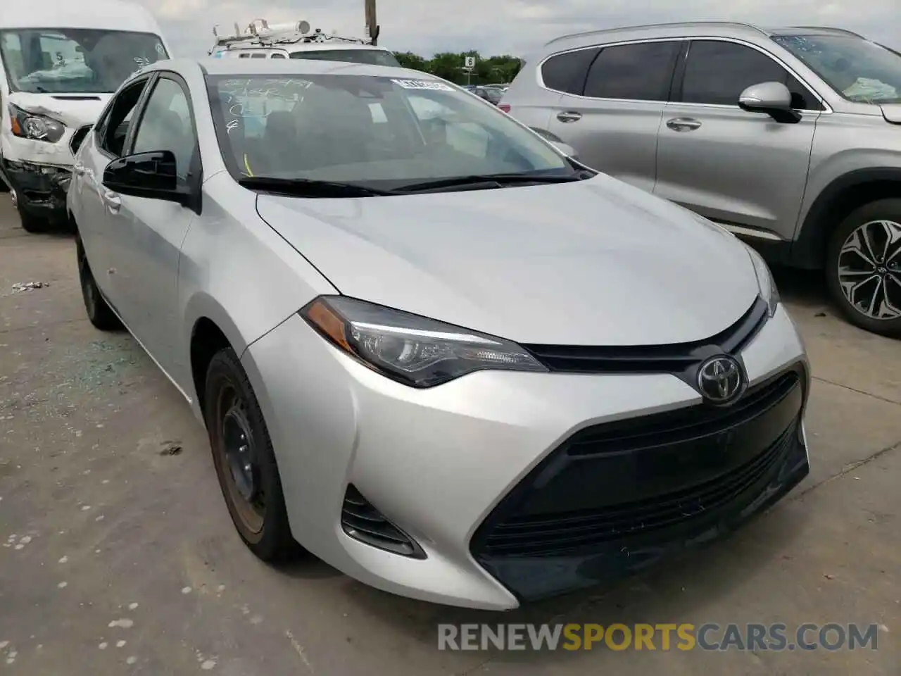 1 Photograph of a damaged car 5YFBURHE4KP920062 TOYOTA COROLLA 2019