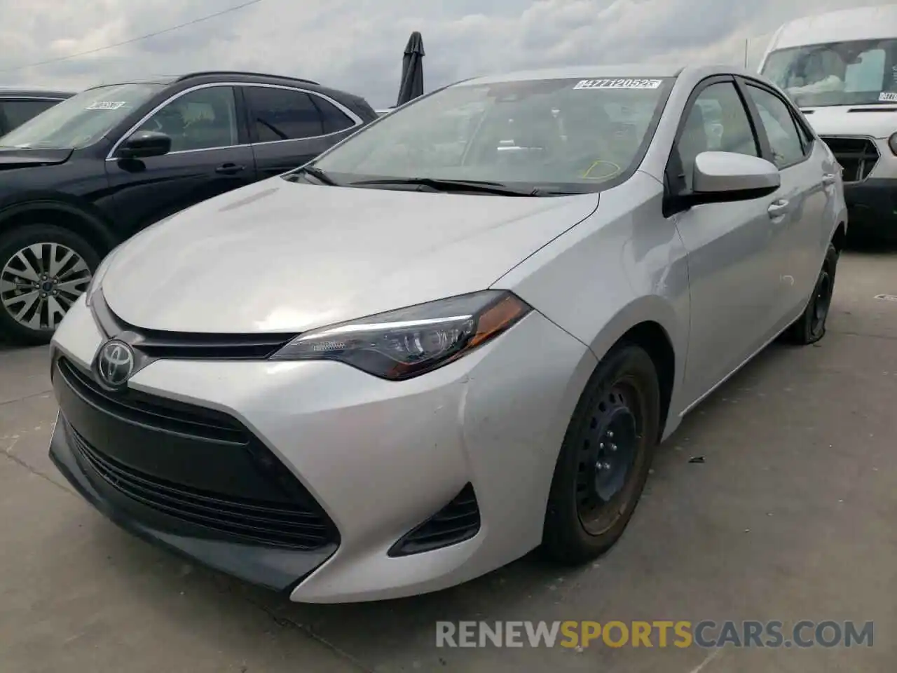 2 Photograph of a damaged car 5YFBURHE4KP920062 TOYOTA COROLLA 2019