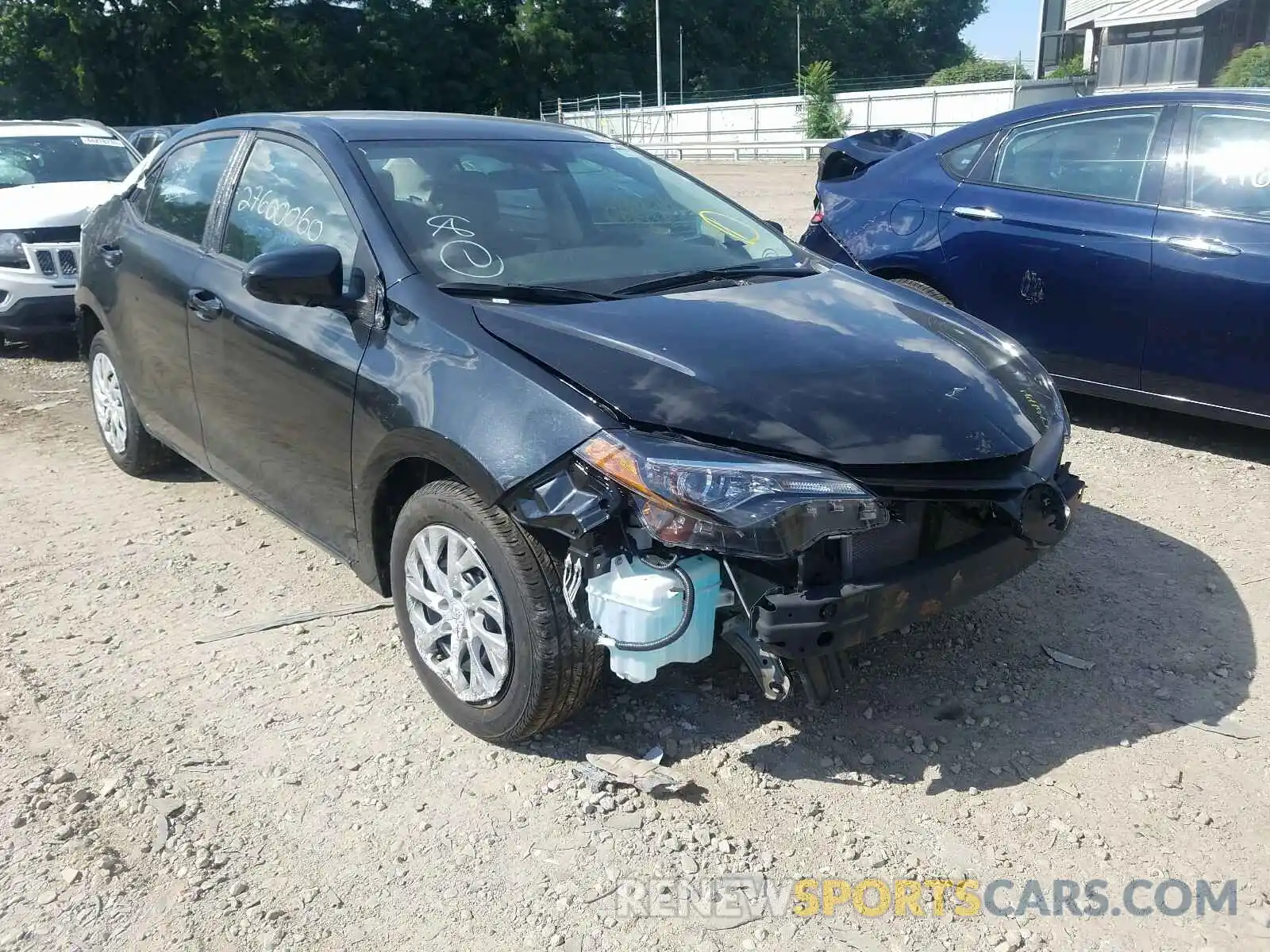 1 Photograph of a damaged car 5YFBURHE4KP920160 TOYOTA COROLLA 2019