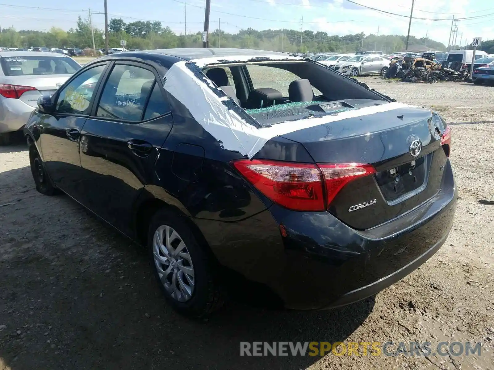 3 Photograph of a damaged car 5YFBURHE4KP920160 TOYOTA COROLLA 2019