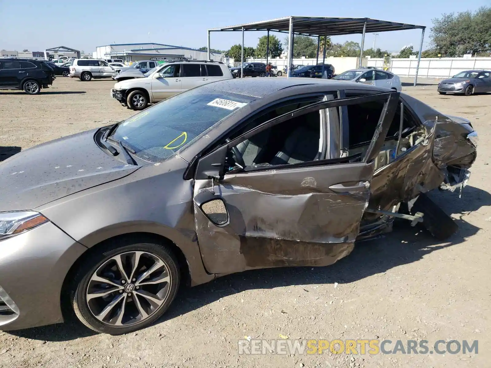 9 Photograph of a damaged car 5YFBURHE4KP920210 TOYOTA COROLLA 2019