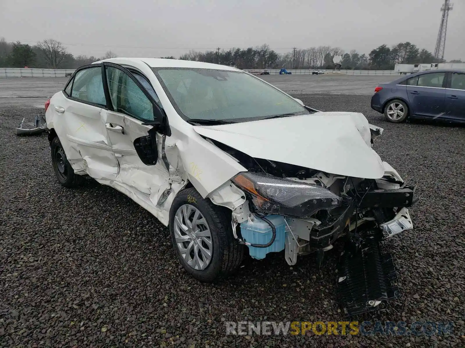 1 Photograph of a damaged car 5YFBURHE4KP920370 TOYOTA COROLLA 2019