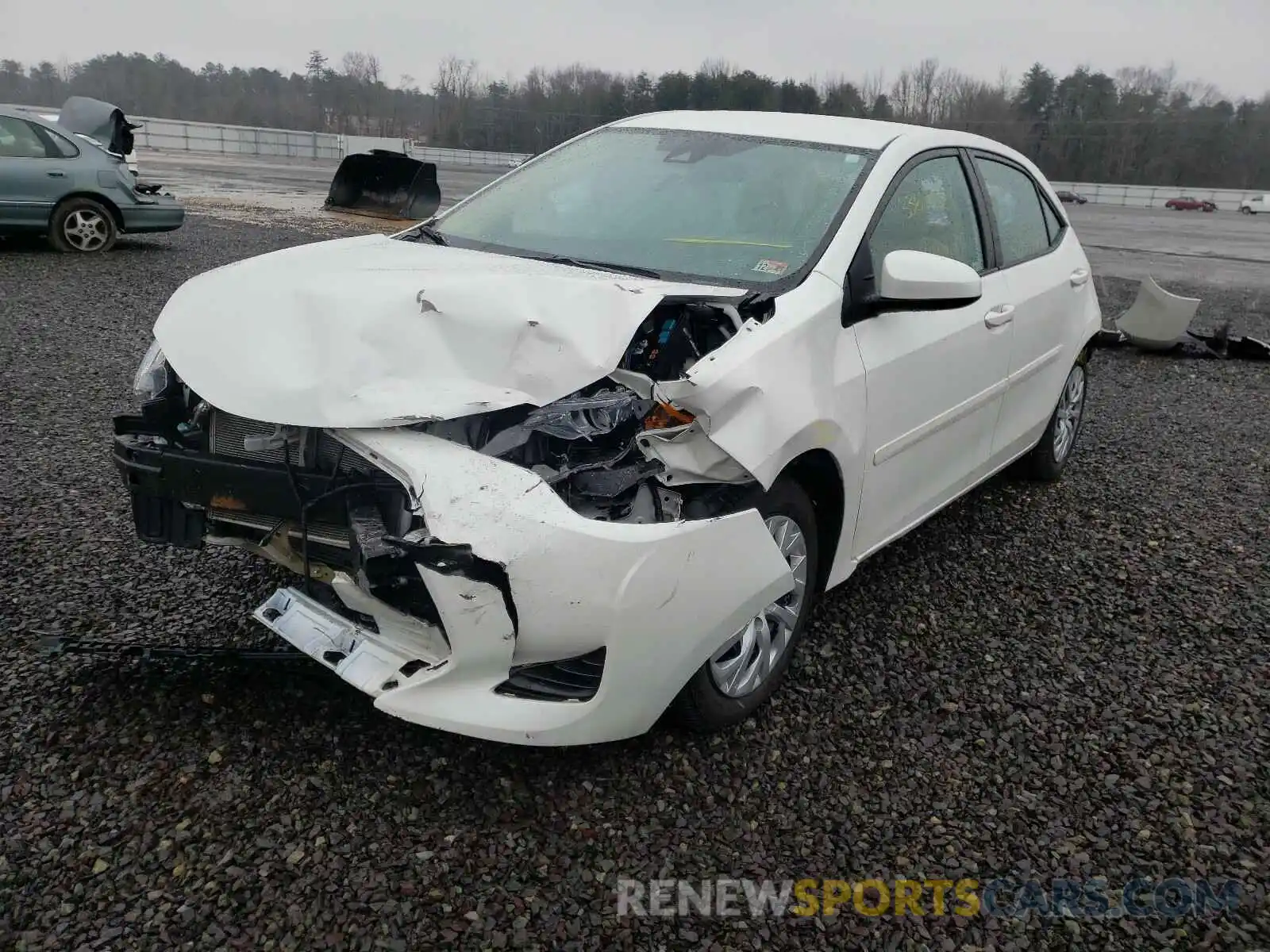 2 Photograph of a damaged car 5YFBURHE4KP920370 TOYOTA COROLLA 2019