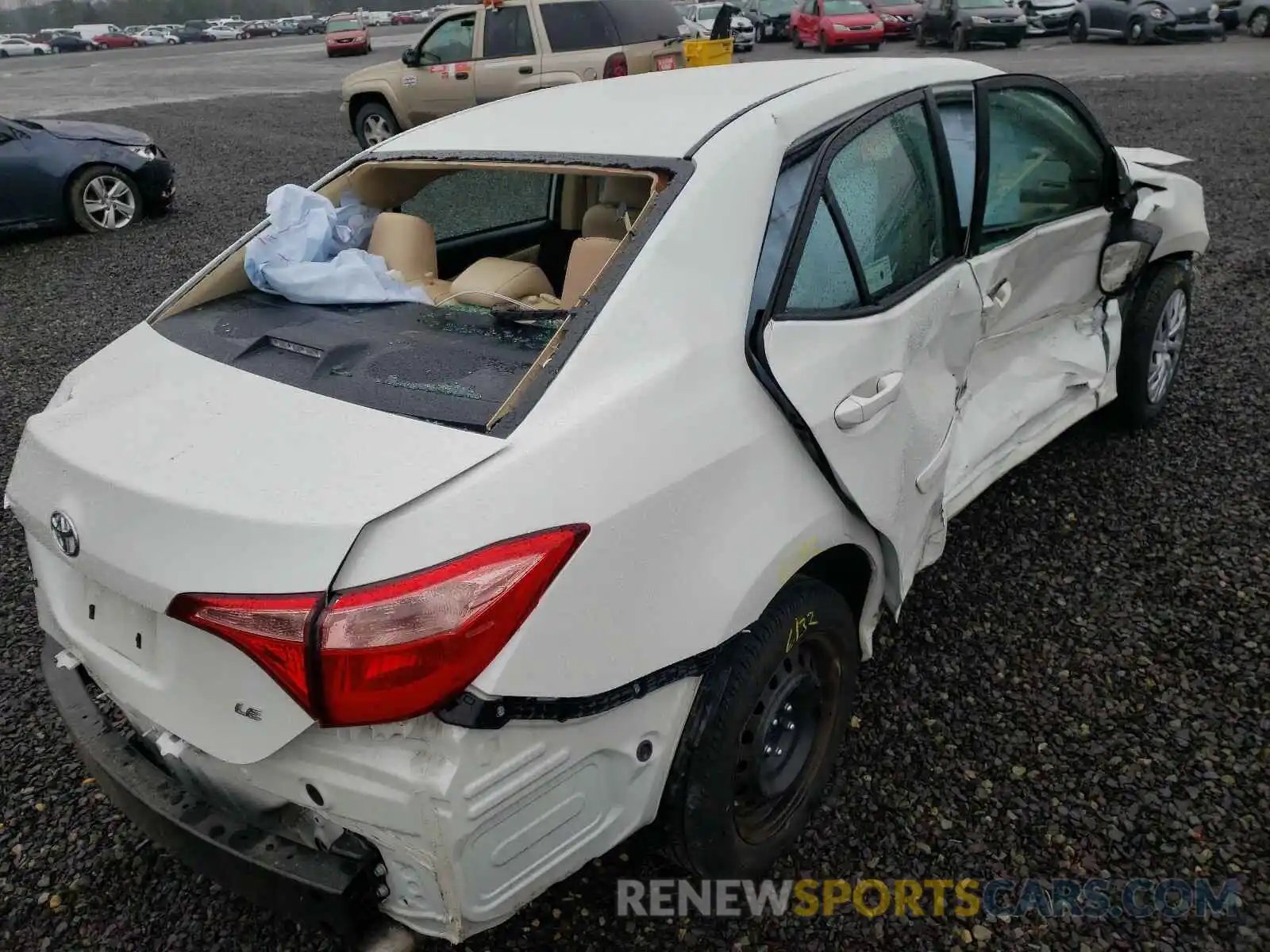 9 Photograph of a damaged car 5YFBURHE4KP920370 TOYOTA COROLLA 2019