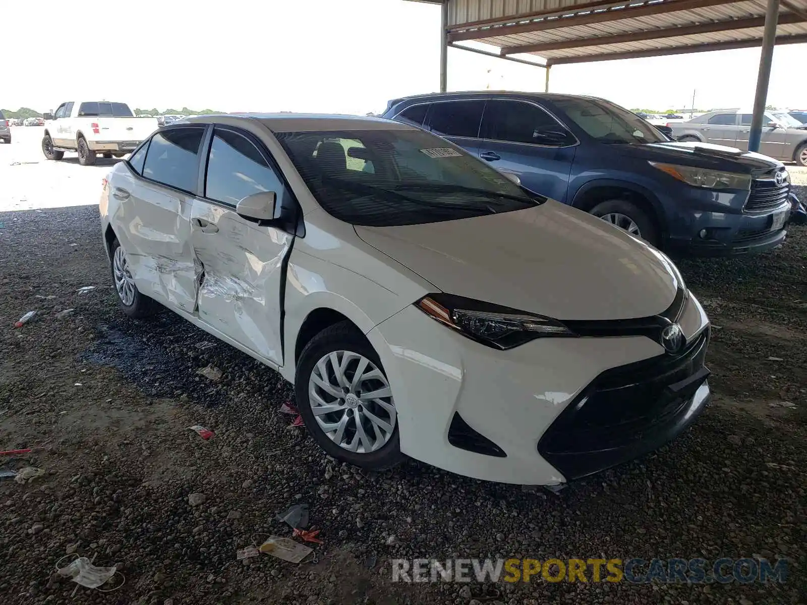 1 Photograph of a damaged car 5YFBURHE4KP920546 TOYOTA COROLLA 2019