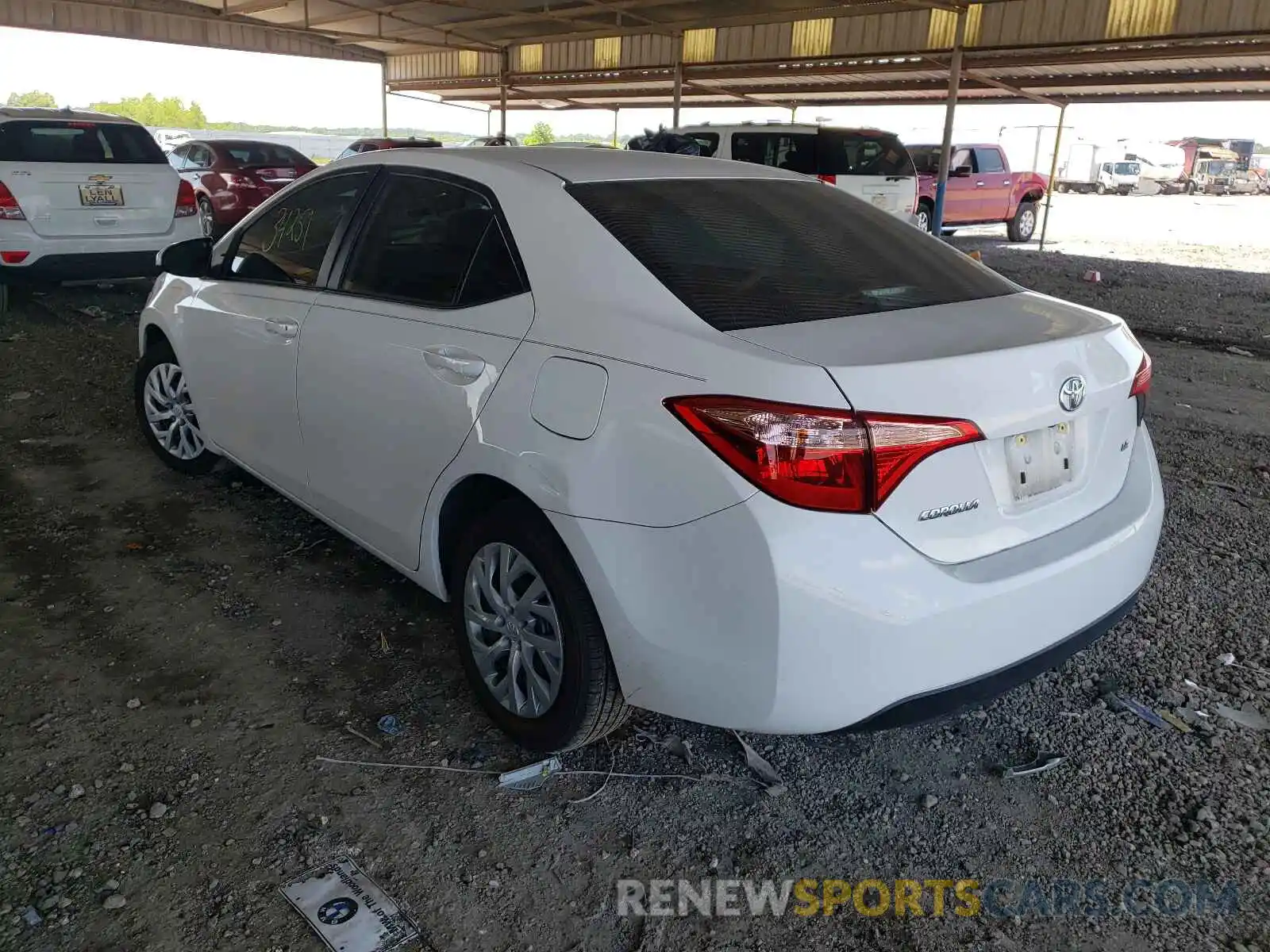 3 Photograph of a damaged car 5YFBURHE4KP920546 TOYOTA COROLLA 2019