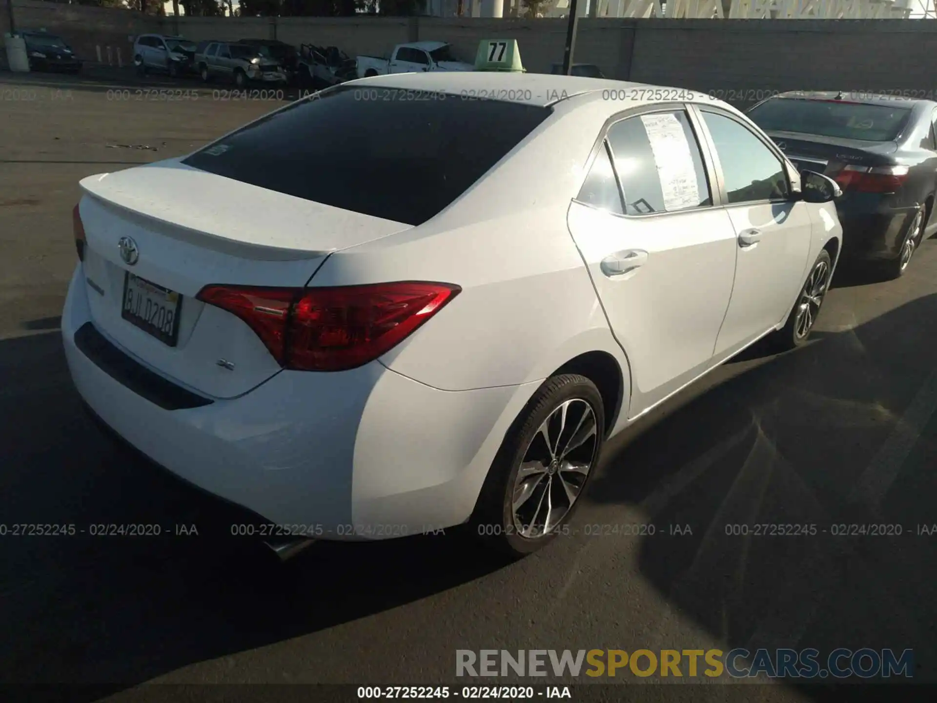 4 Photograph of a damaged car 5YFBURHE4KP920577 TOYOTA COROLLA 2019