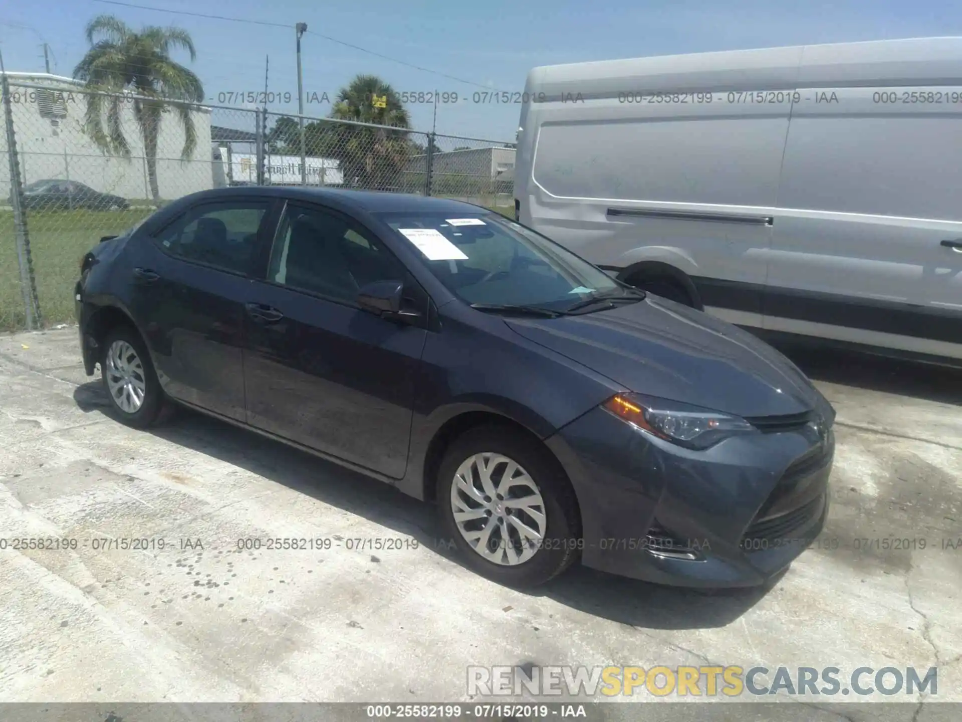 1 Photograph of a damaged car 5YFBURHE4KP921423 TOYOTA COROLLA 2019