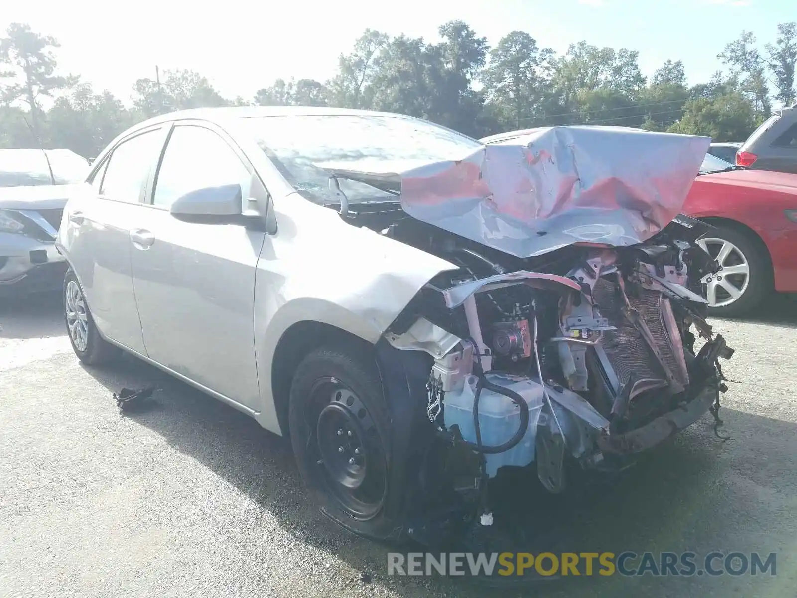 1 Photograph of a damaged car 5YFBURHE4KP921468 TOYOTA COROLLA 2019