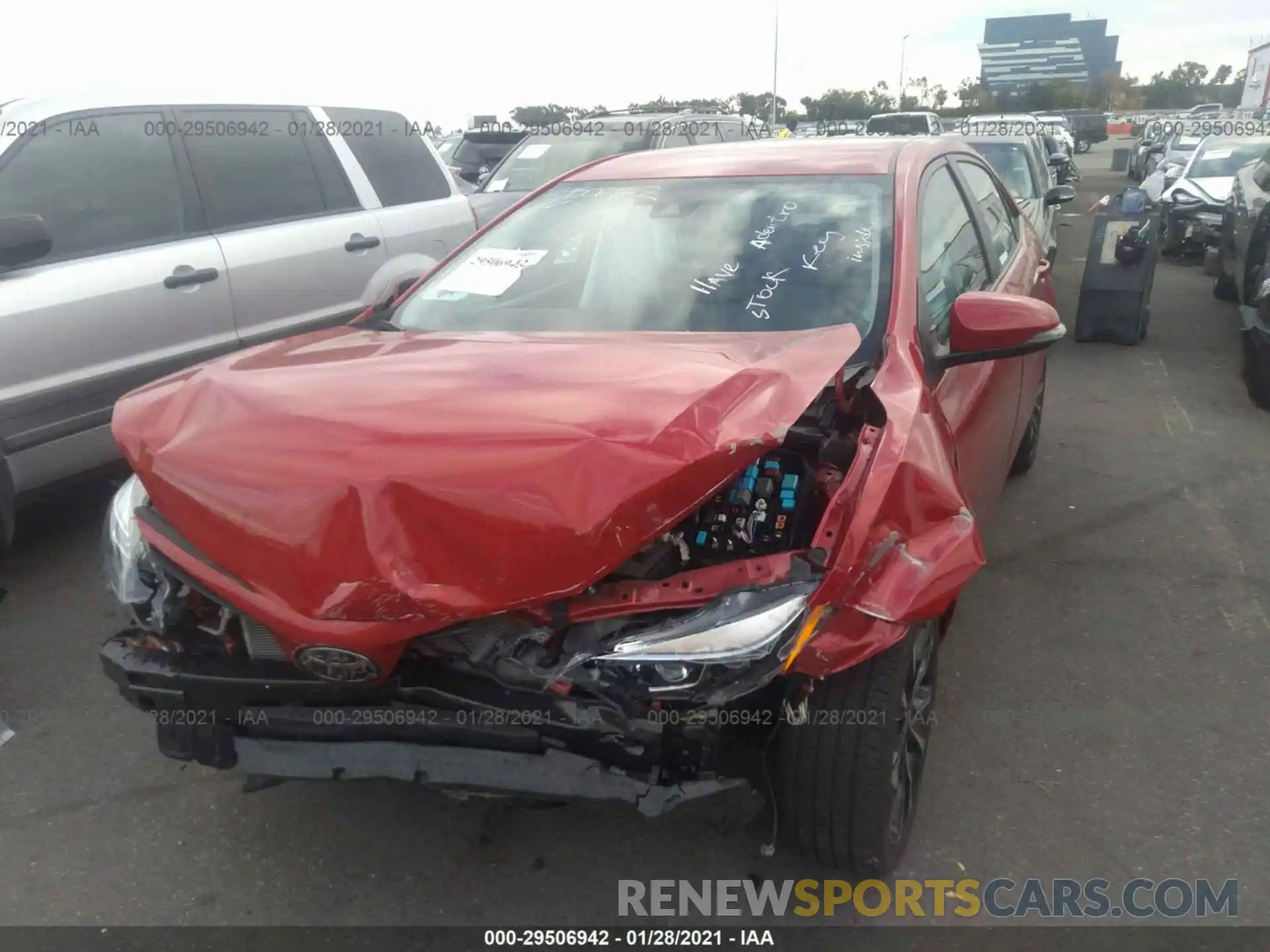 6 Photograph of a damaged car 5YFBURHE4KP921499 TOYOTA COROLLA 2019