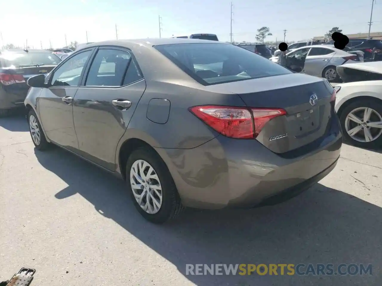 3 Photograph of a damaged car 5YFBURHE4KP921566 TOYOTA COROLLA 2019