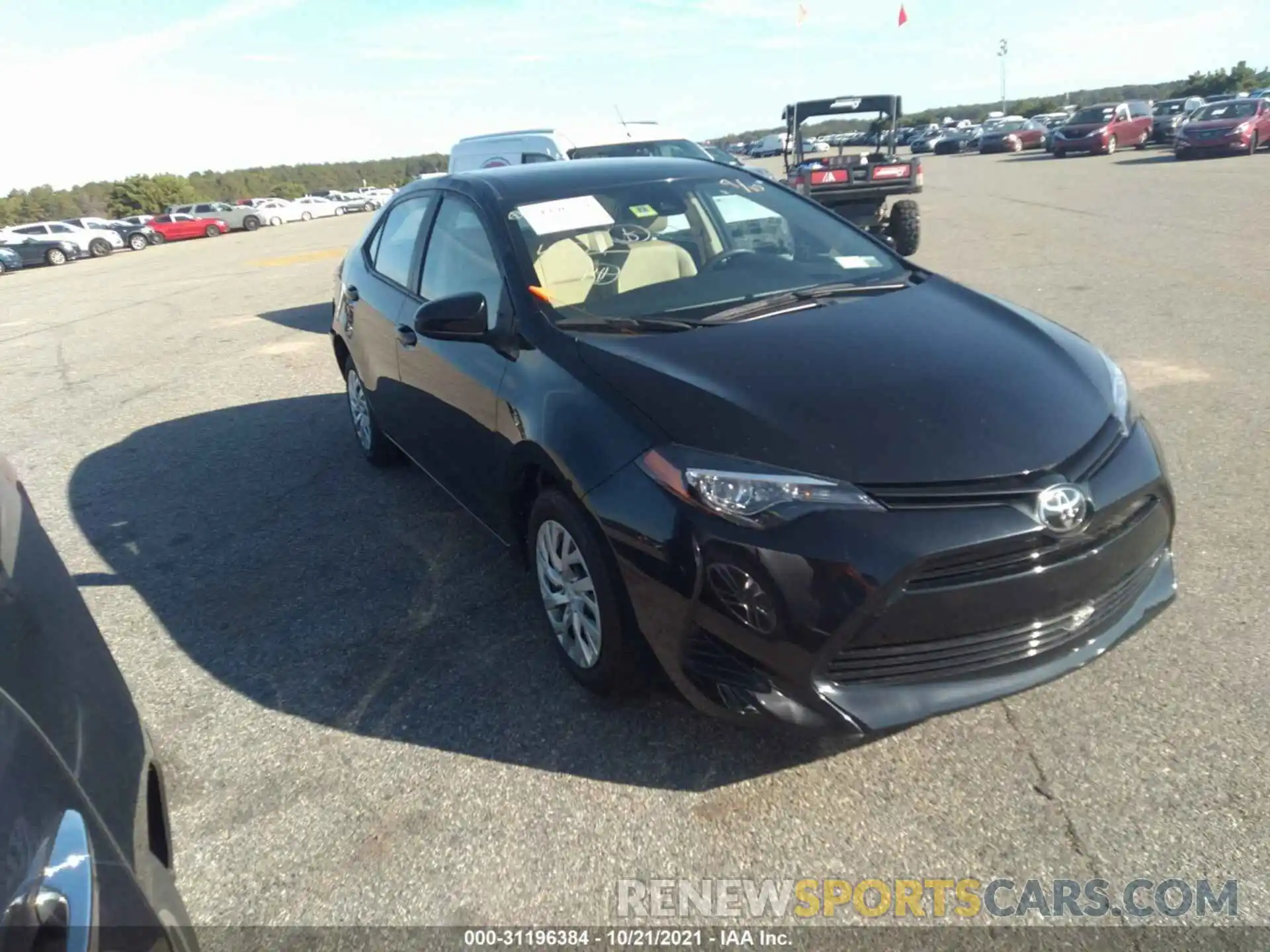 1 Photograph of a damaged car 5YFBURHE4KP921647 TOYOTA COROLLA 2019