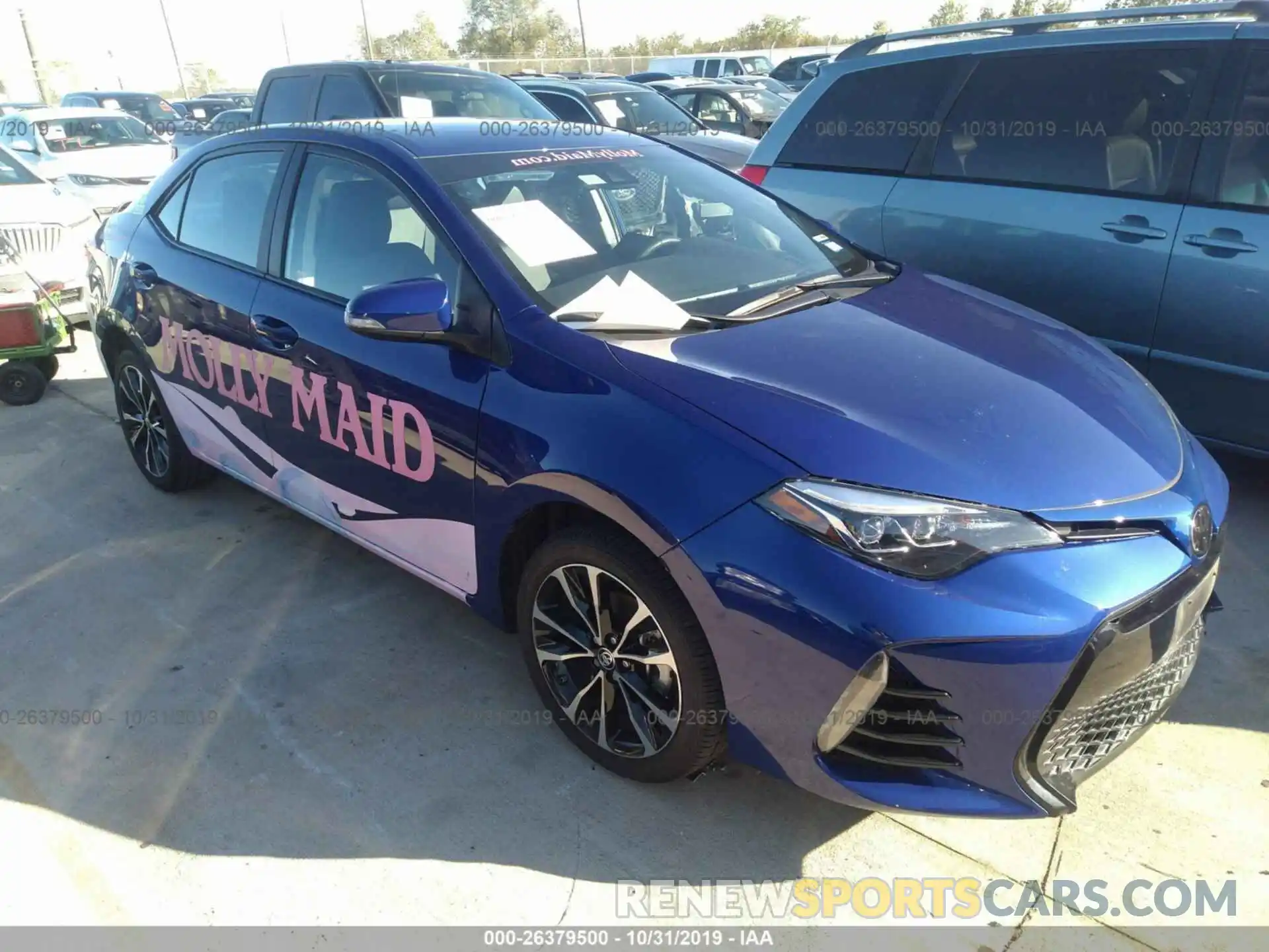 1 Photograph of a damaged car 5YFBURHE4KP921924 TOYOTA COROLLA 2019