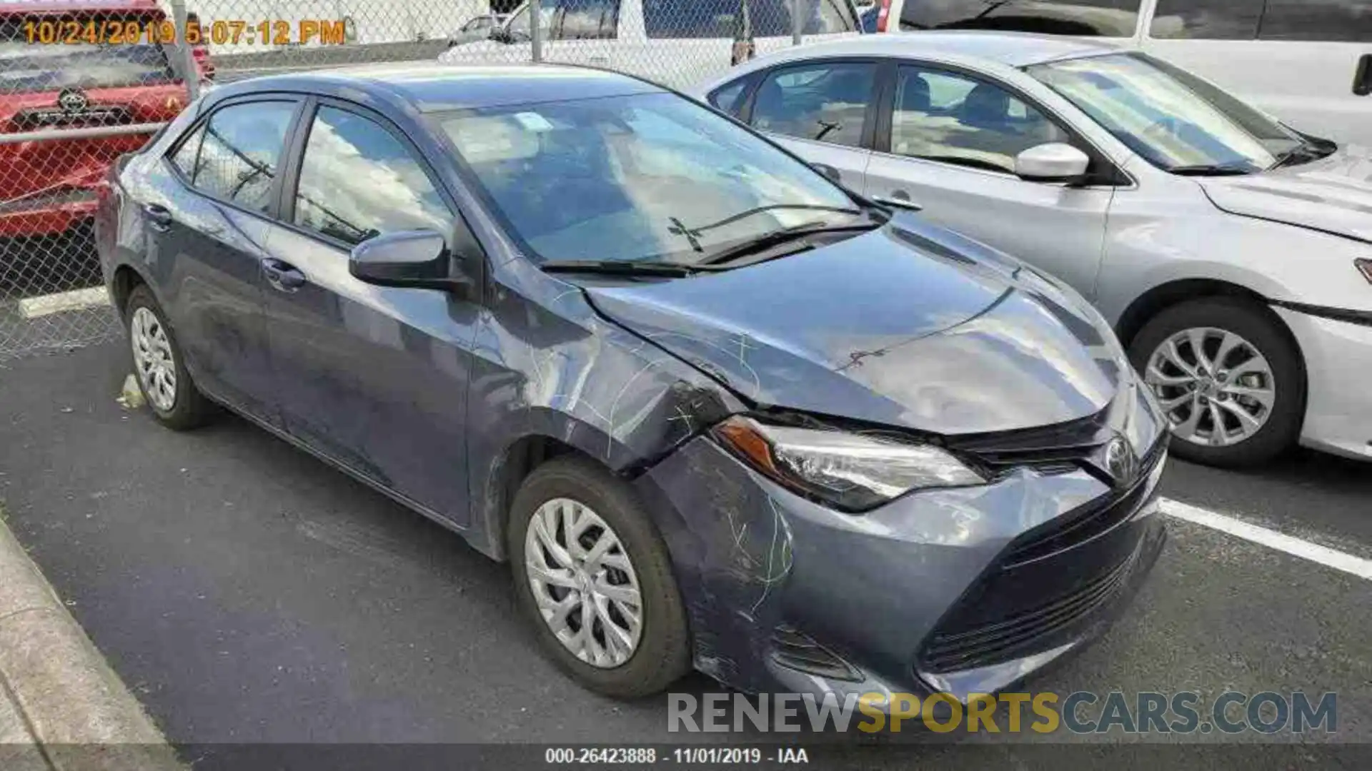 13 Photograph of a damaged car 5YFBURHE4KP922281 TOYOTA COROLLA 2019