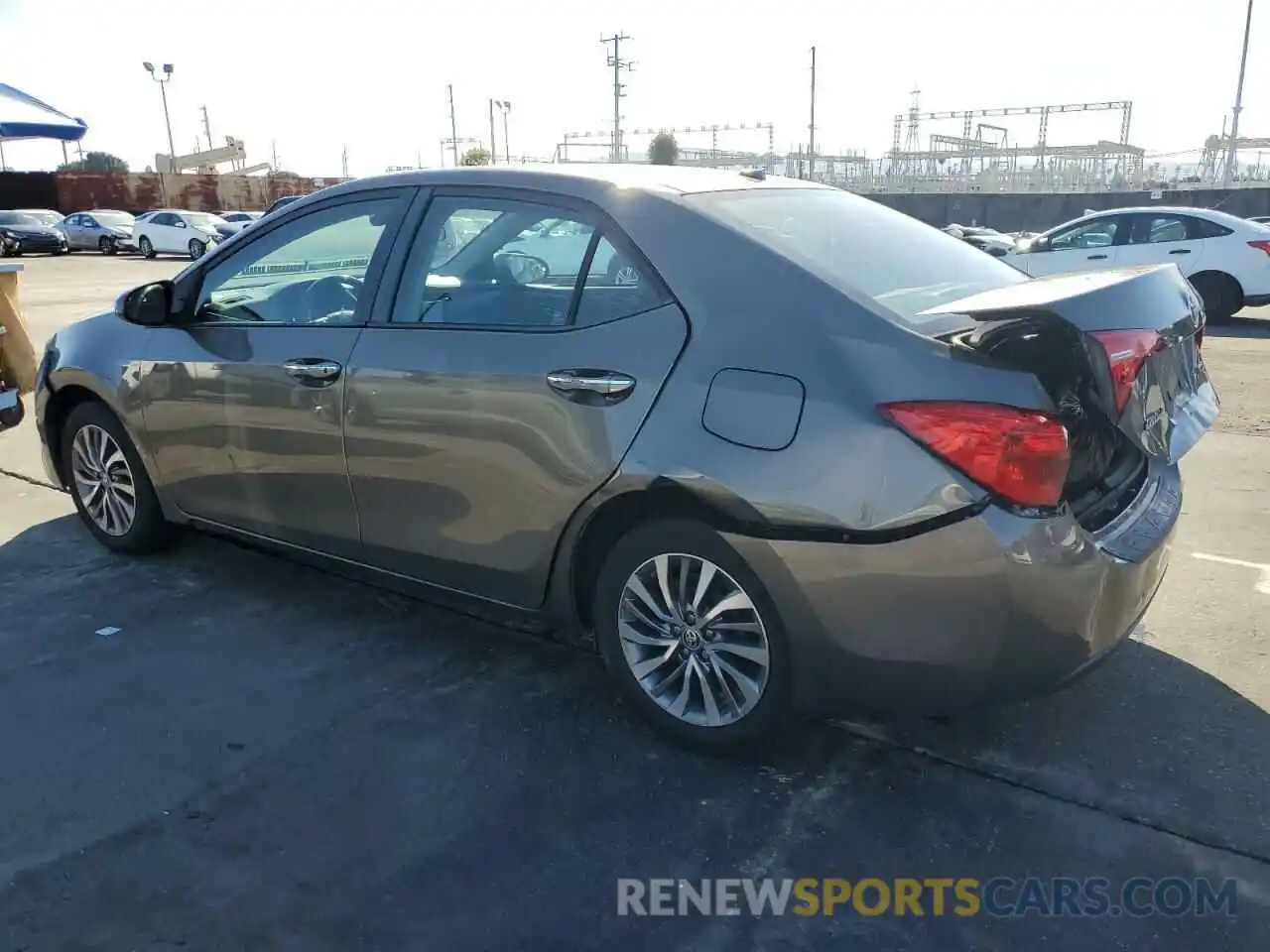 2 Photograph of a damaged car 5YFBURHE4KP922992 TOYOTA COROLLA 2019