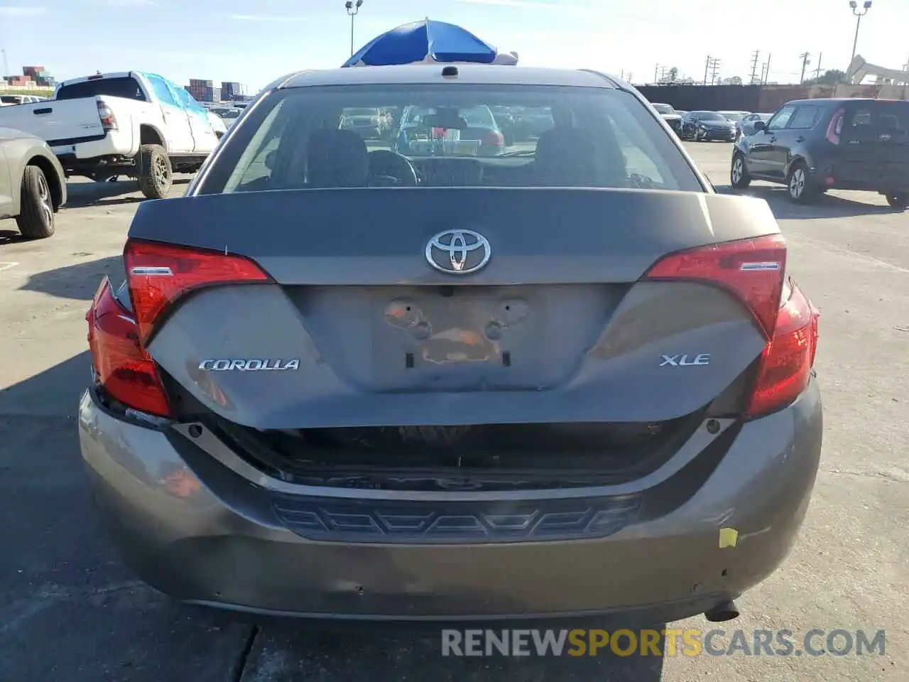 6 Photograph of a damaged car 5YFBURHE4KP922992 TOYOTA COROLLA 2019