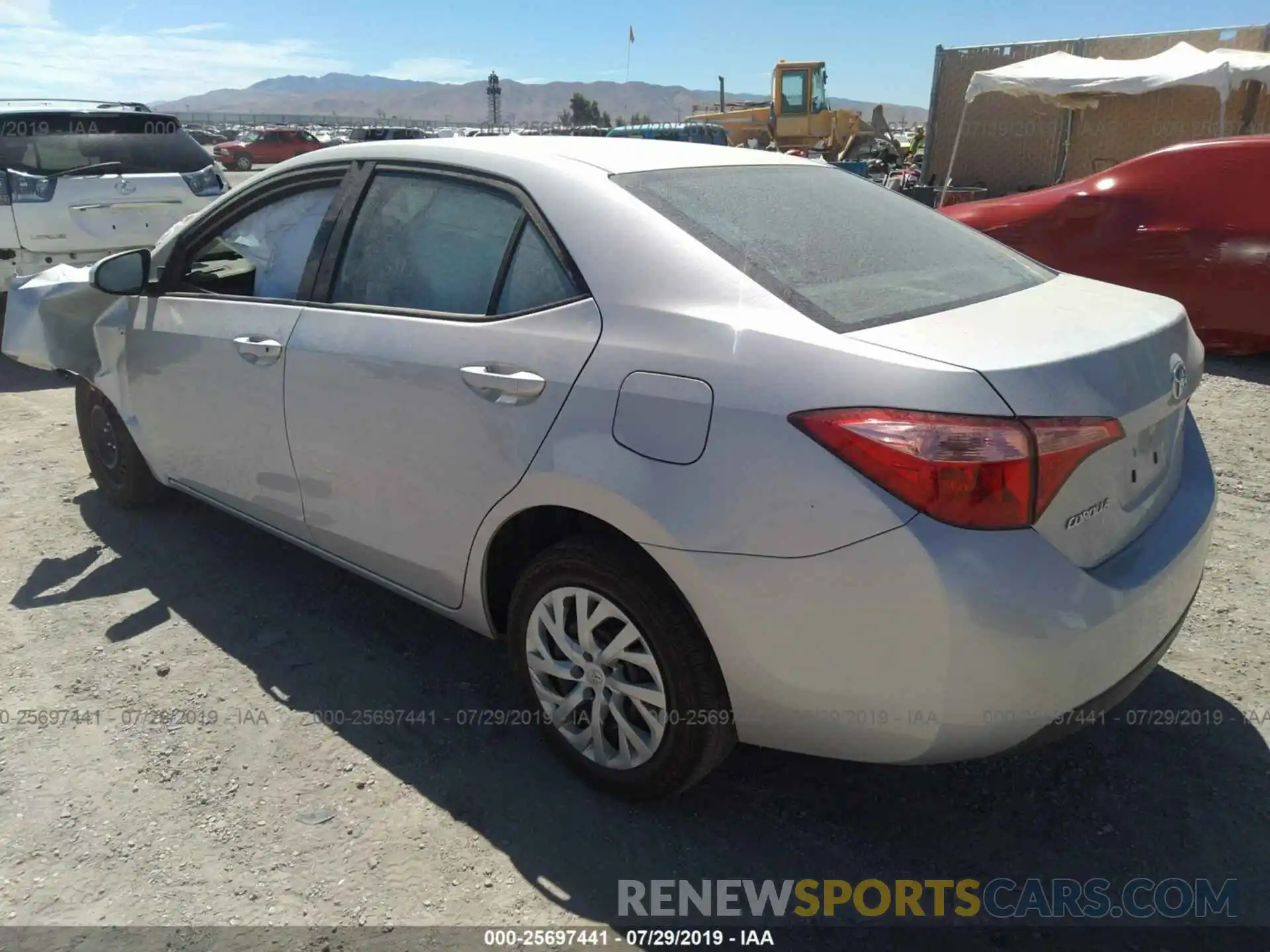 3 Photograph of a damaged car 5YFBURHE4KP923110 TOYOTA COROLLA 2019