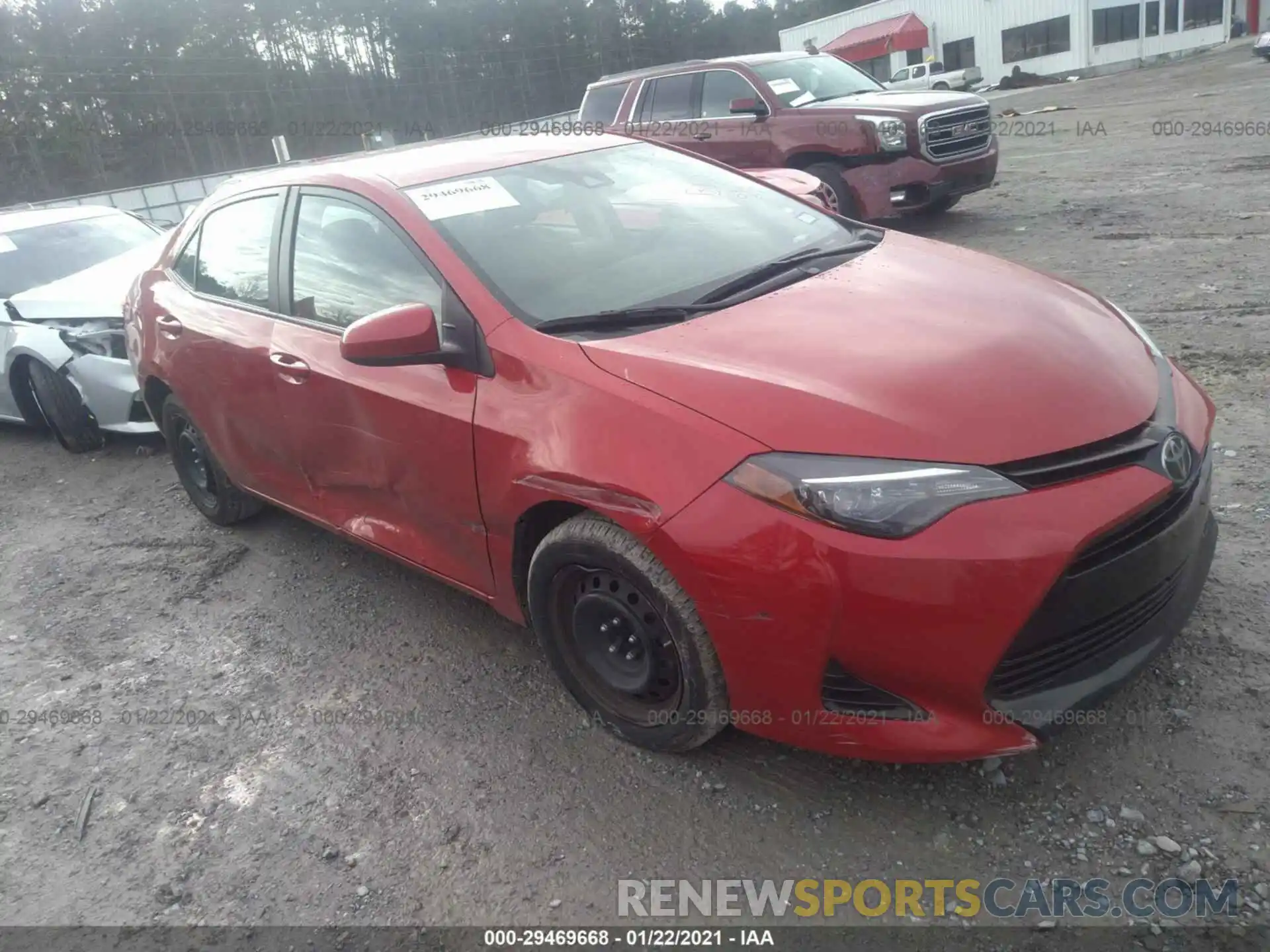 1 Photograph of a damaged car 5YFBURHE4KP923415 TOYOTA COROLLA 2019