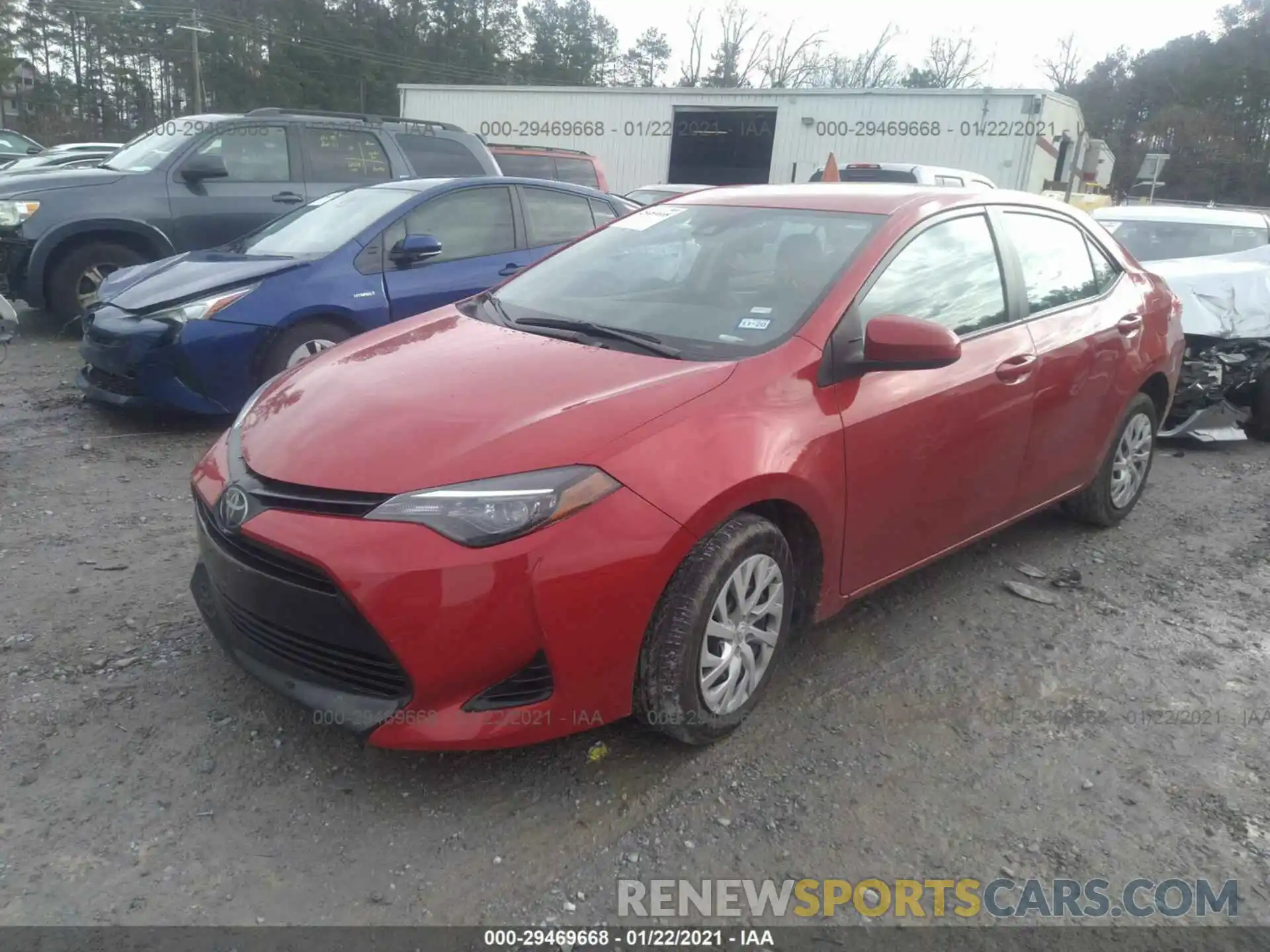 2 Photograph of a damaged car 5YFBURHE4KP923415 TOYOTA COROLLA 2019