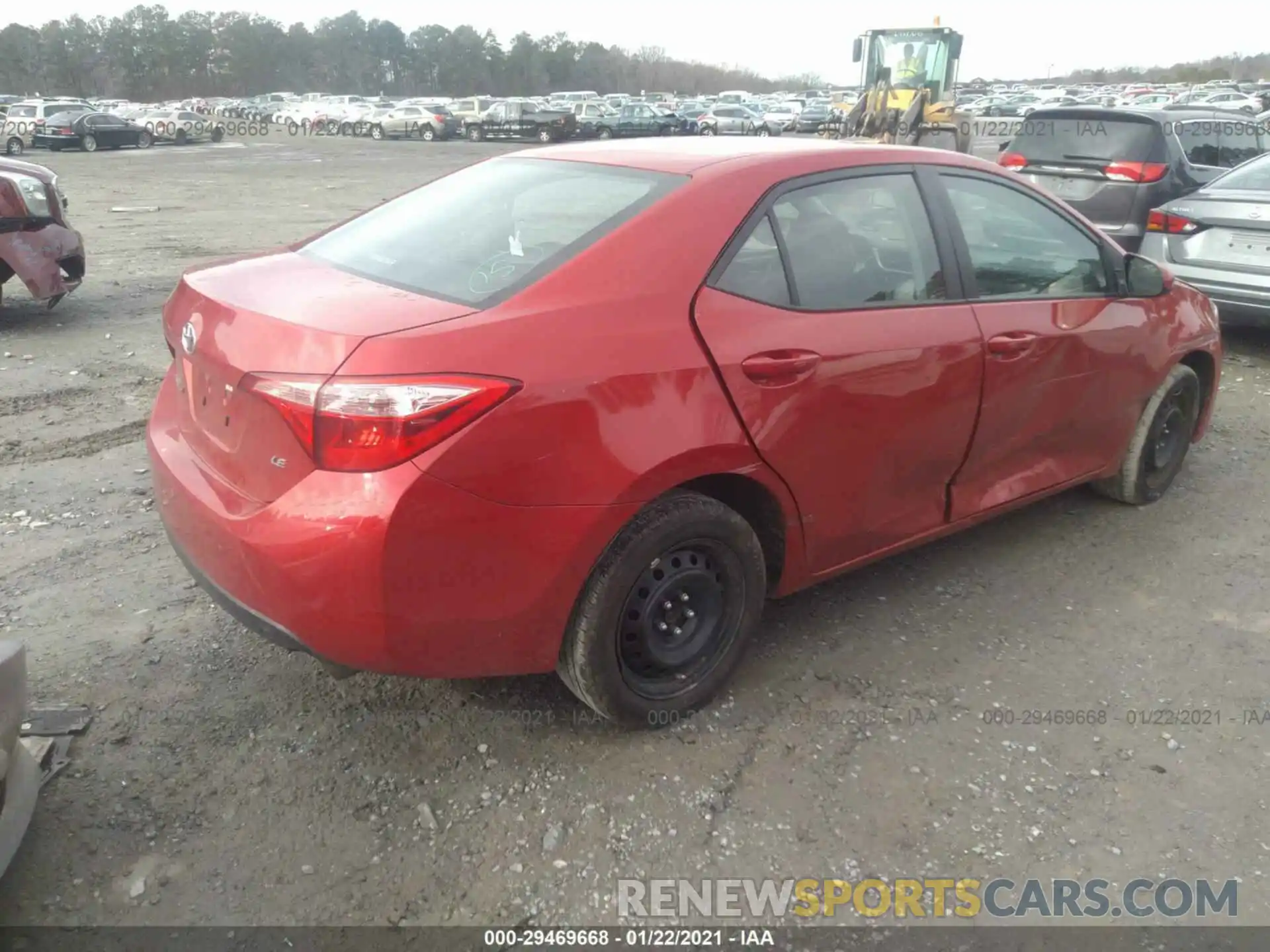 4 Photograph of a damaged car 5YFBURHE4KP923415 TOYOTA COROLLA 2019