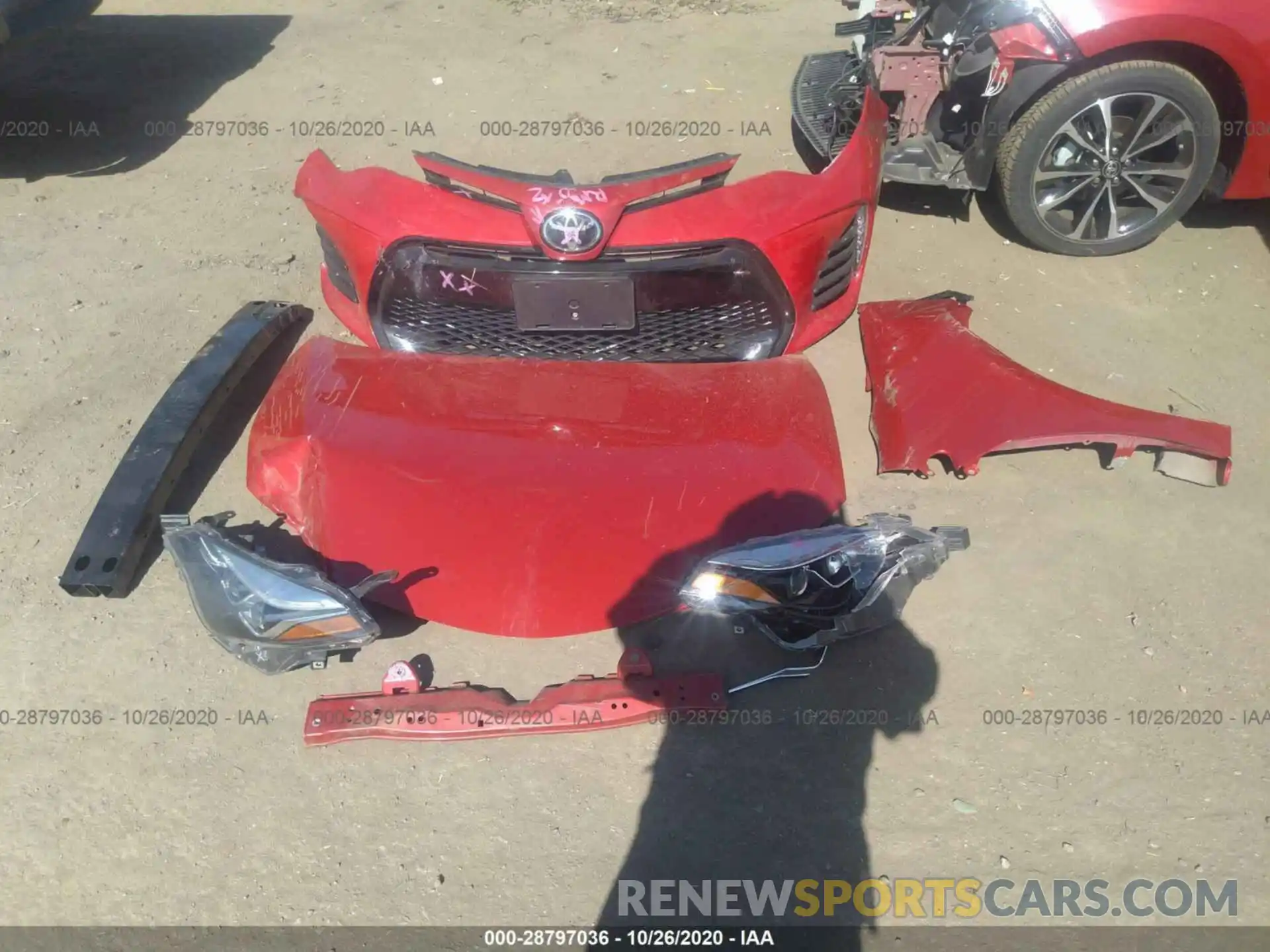 12 Photograph of a damaged car 5YFBURHE4KP923558 TOYOTA COROLLA 2019