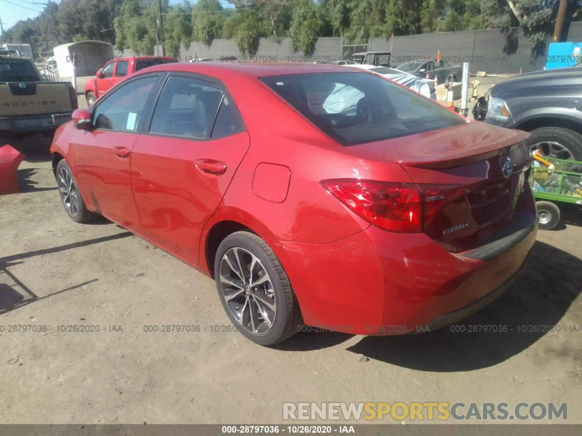 3 Photograph of a damaged car 5YFBURHE4KP923558 TOYOTA COROLLA 2019