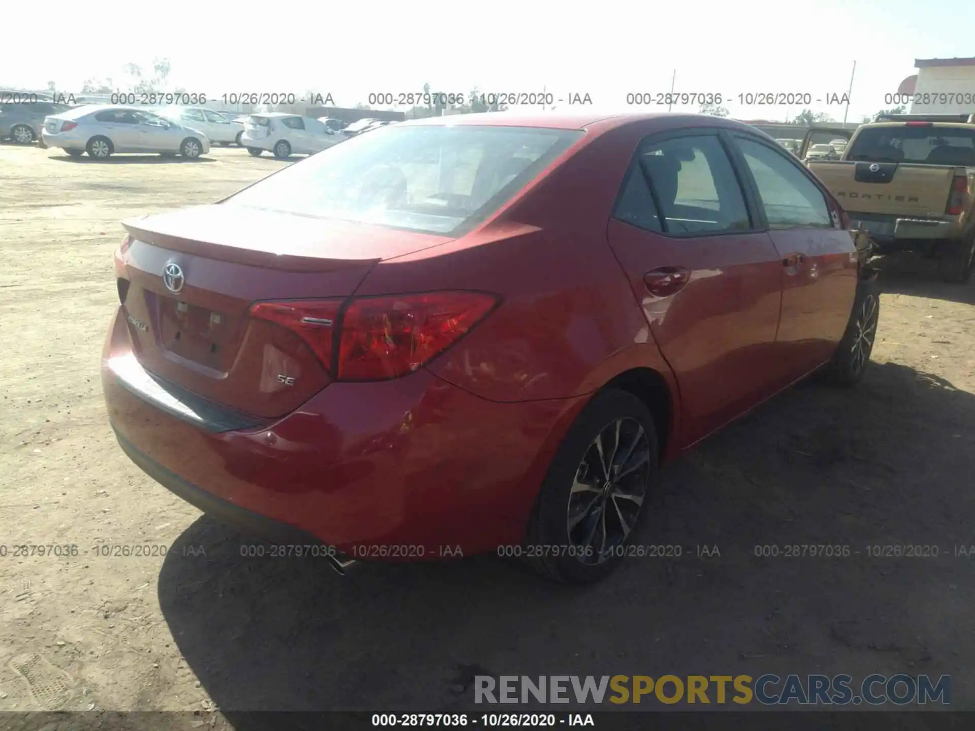 4 Photograph of a damaged car 5YFBURHE4KP923558 TOYOTA COROLLA 2019