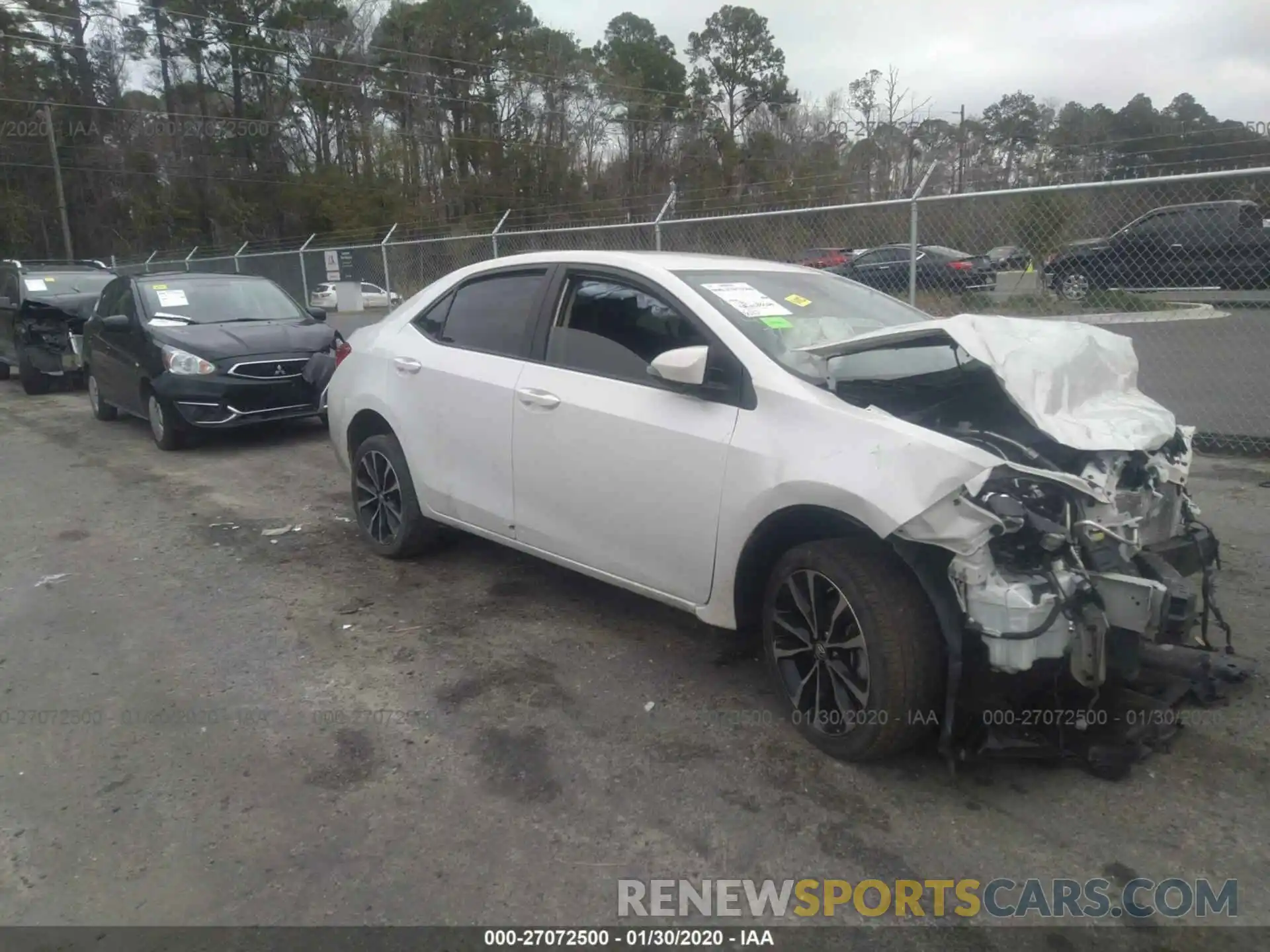 1 Photograph of a damaged car 5YFBURHE4KP924404 TOYOTA COROLLA 2019