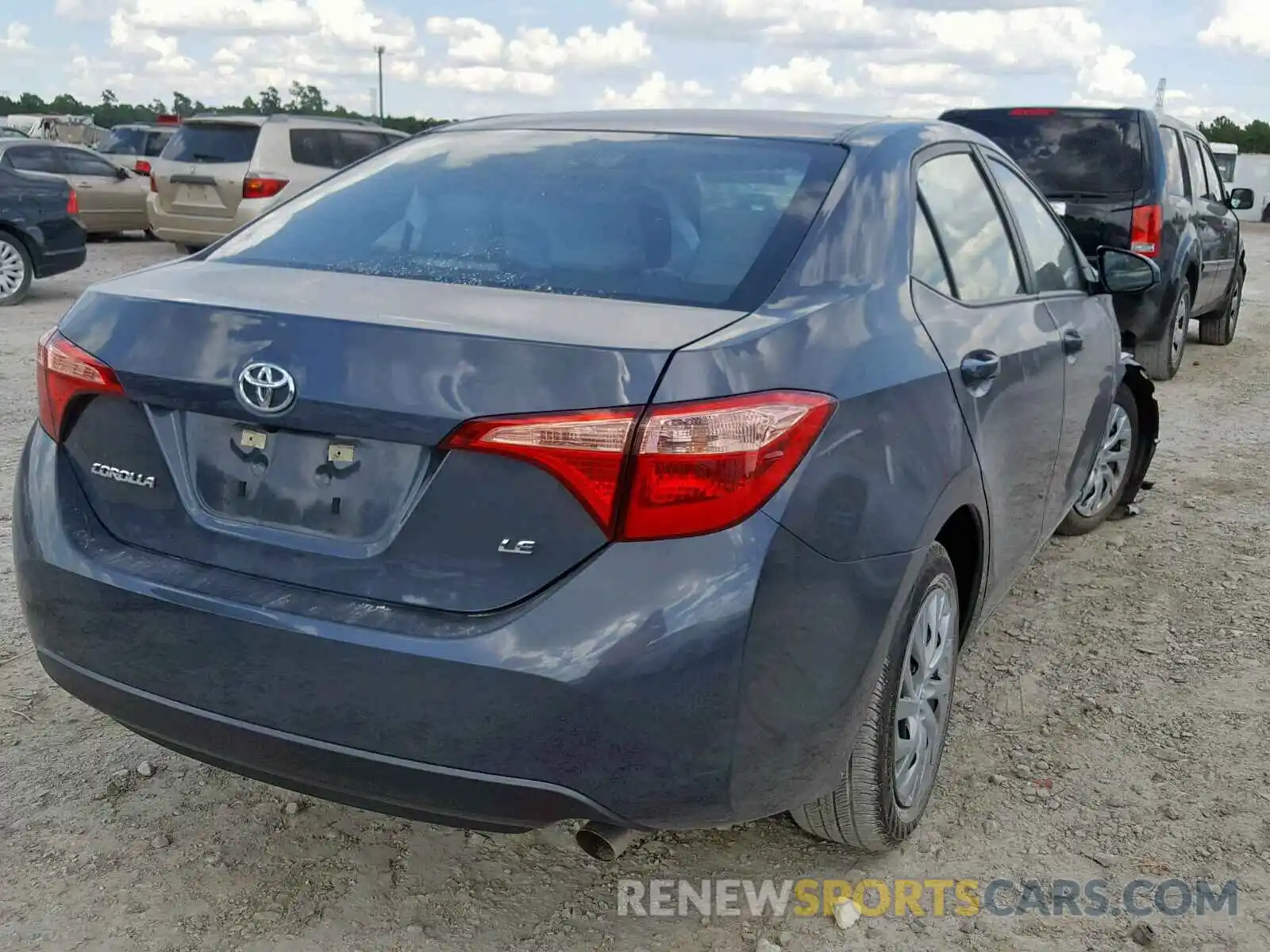 4 Photograph of a damaged car 5YFBURHE4KP924659 TOYOTA COROLLA 2019