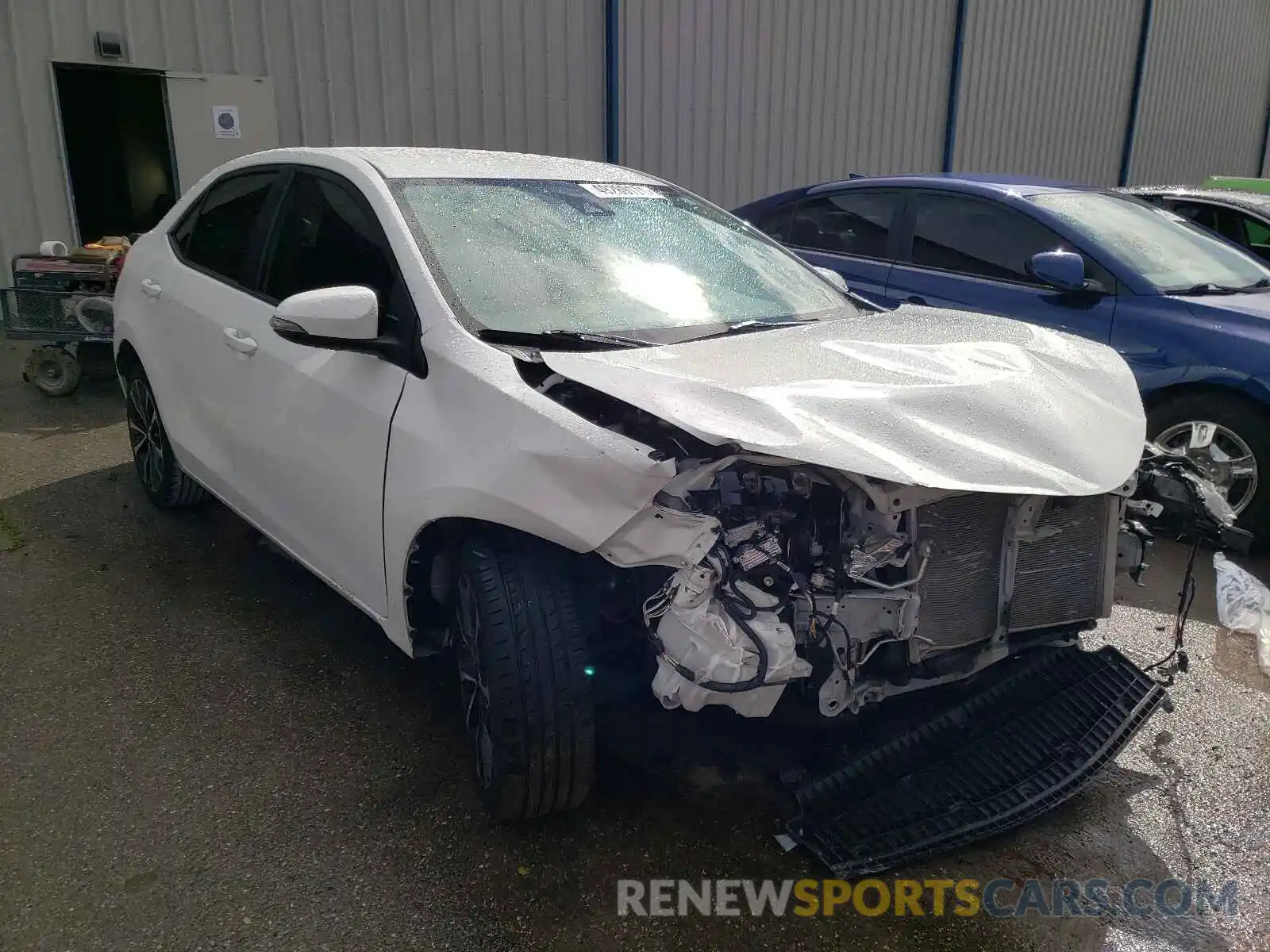 1 Photograph of a damaged car 5YFBURHE4KP925326 TOYOTA COROLLA 2019