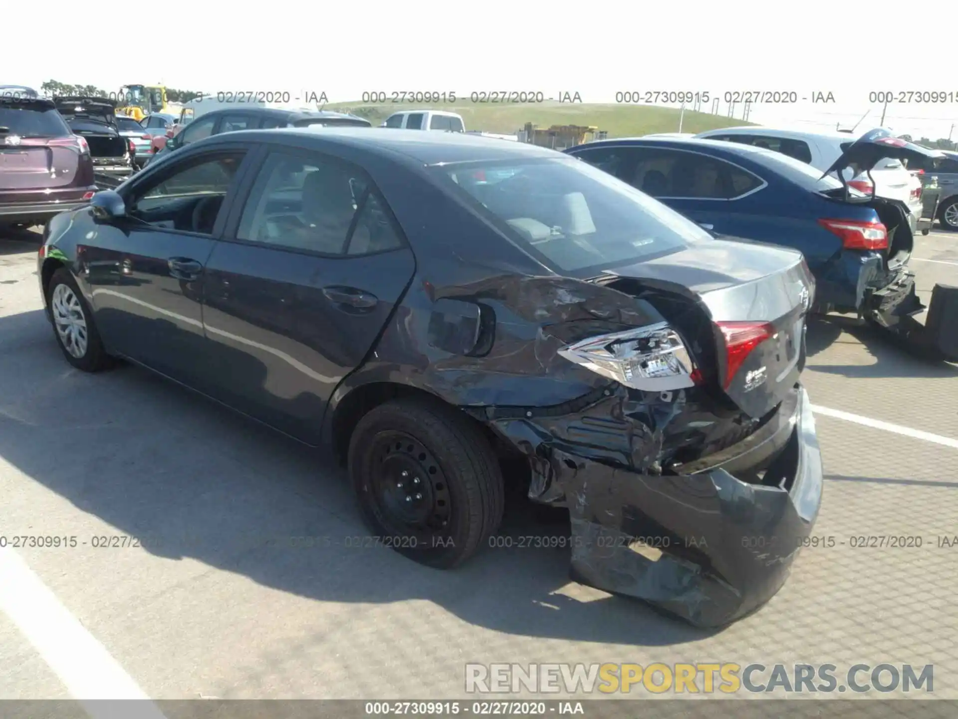 3 Photograph of a damaged car 5YFBURHE4KP925570 TOYOTA COROLLA 2019