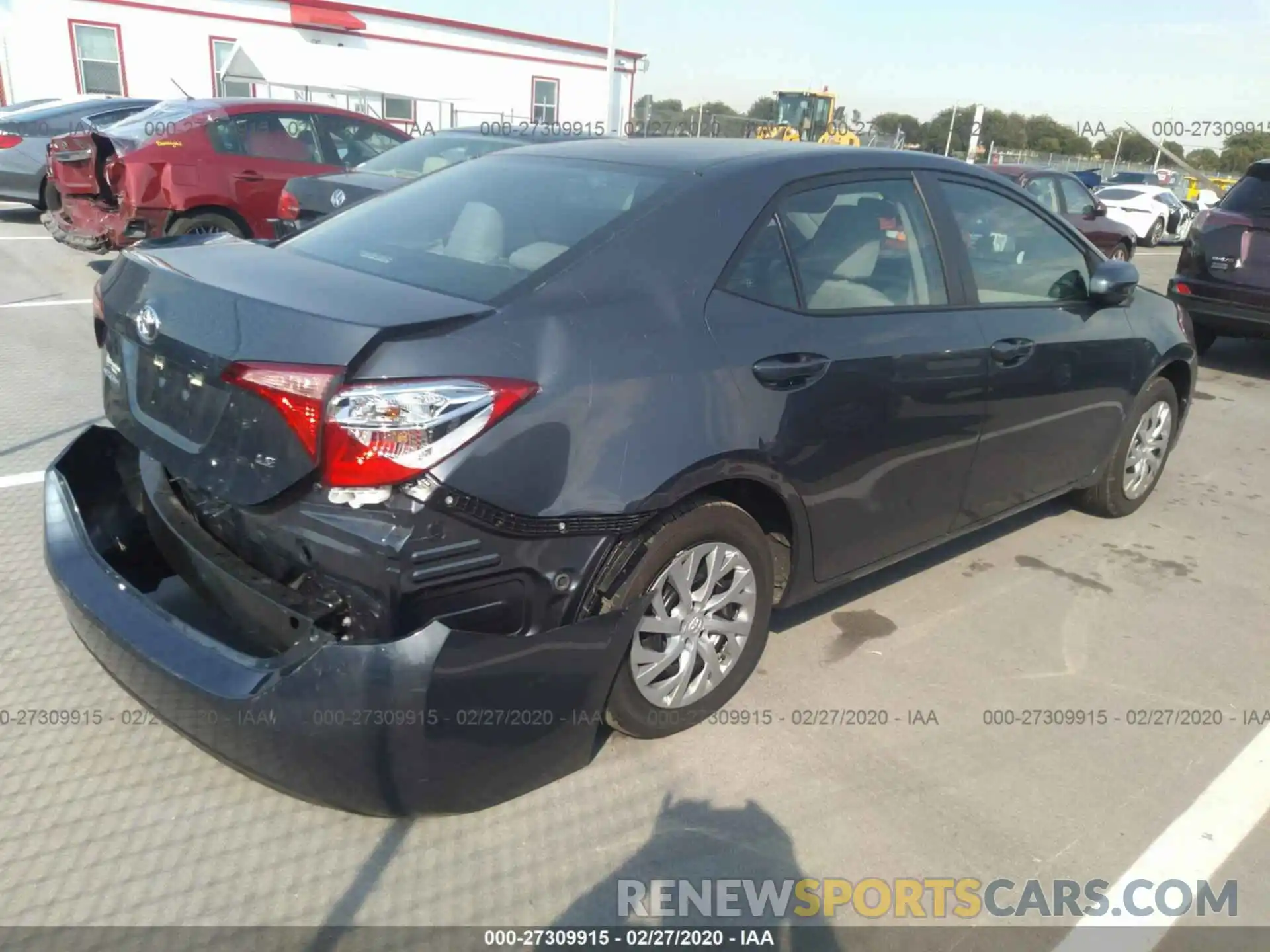 4 Photograph of a damaged car 5YFBURHE4KP925570 TOYOTA COROLLA 2019