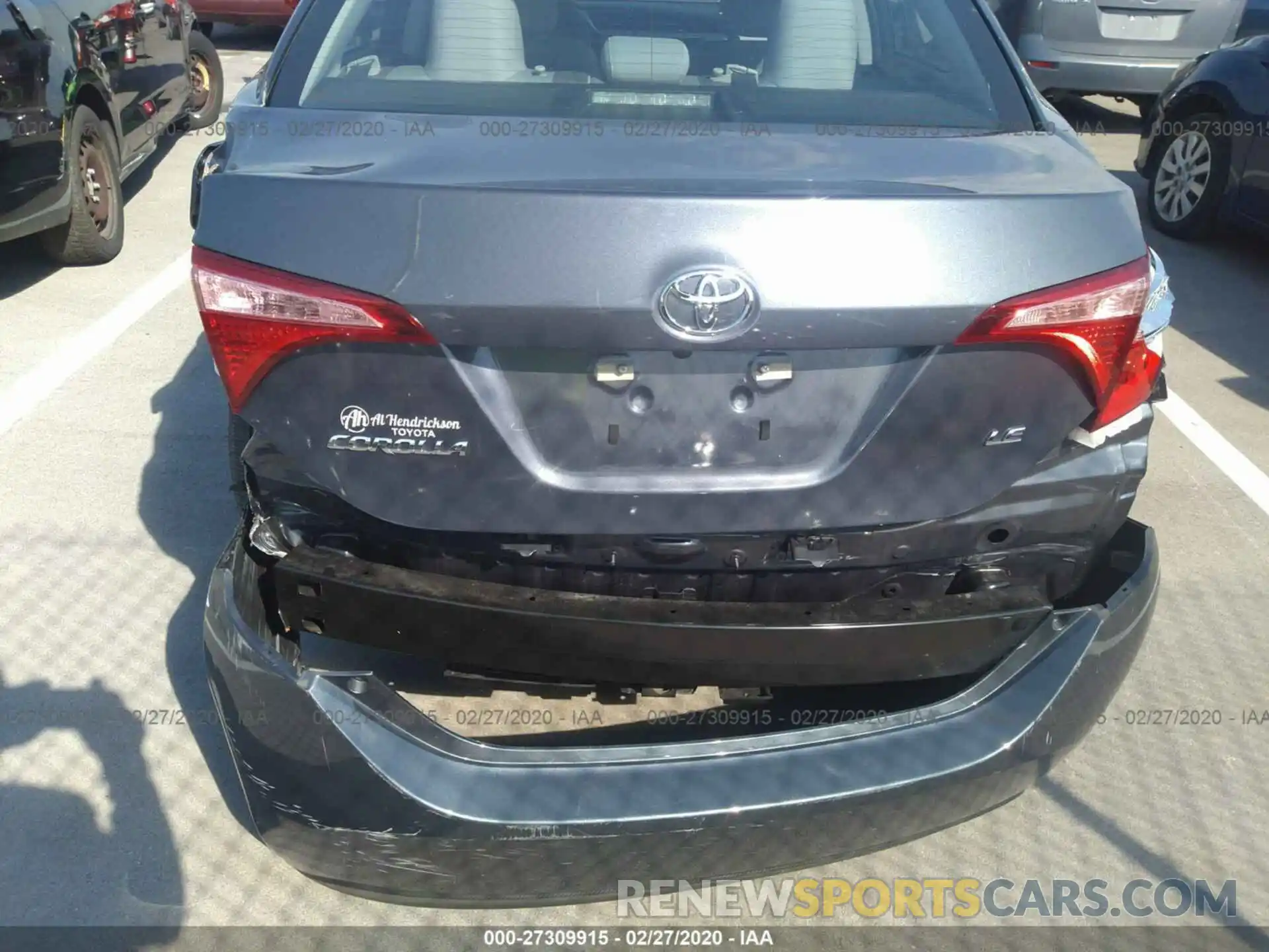 6 Photograph of a damaged car 5YFBURHE4KP925570 TOYOTA COROLLA 2019