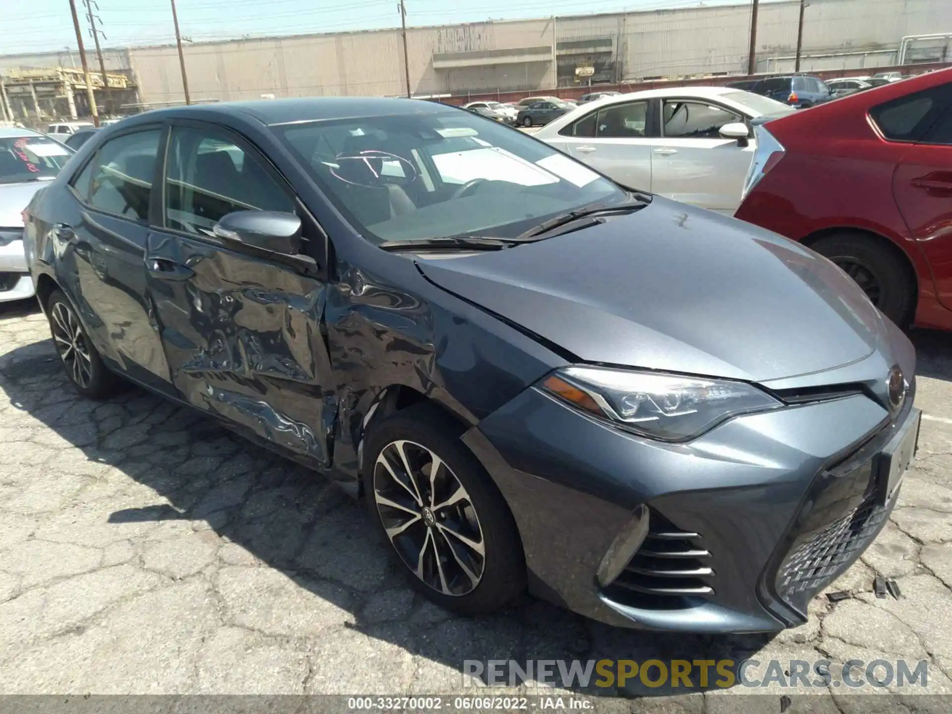 1 Photograph of a damaged car 5YFBURHE4KP925620 TOYOTA COROLLA 2019