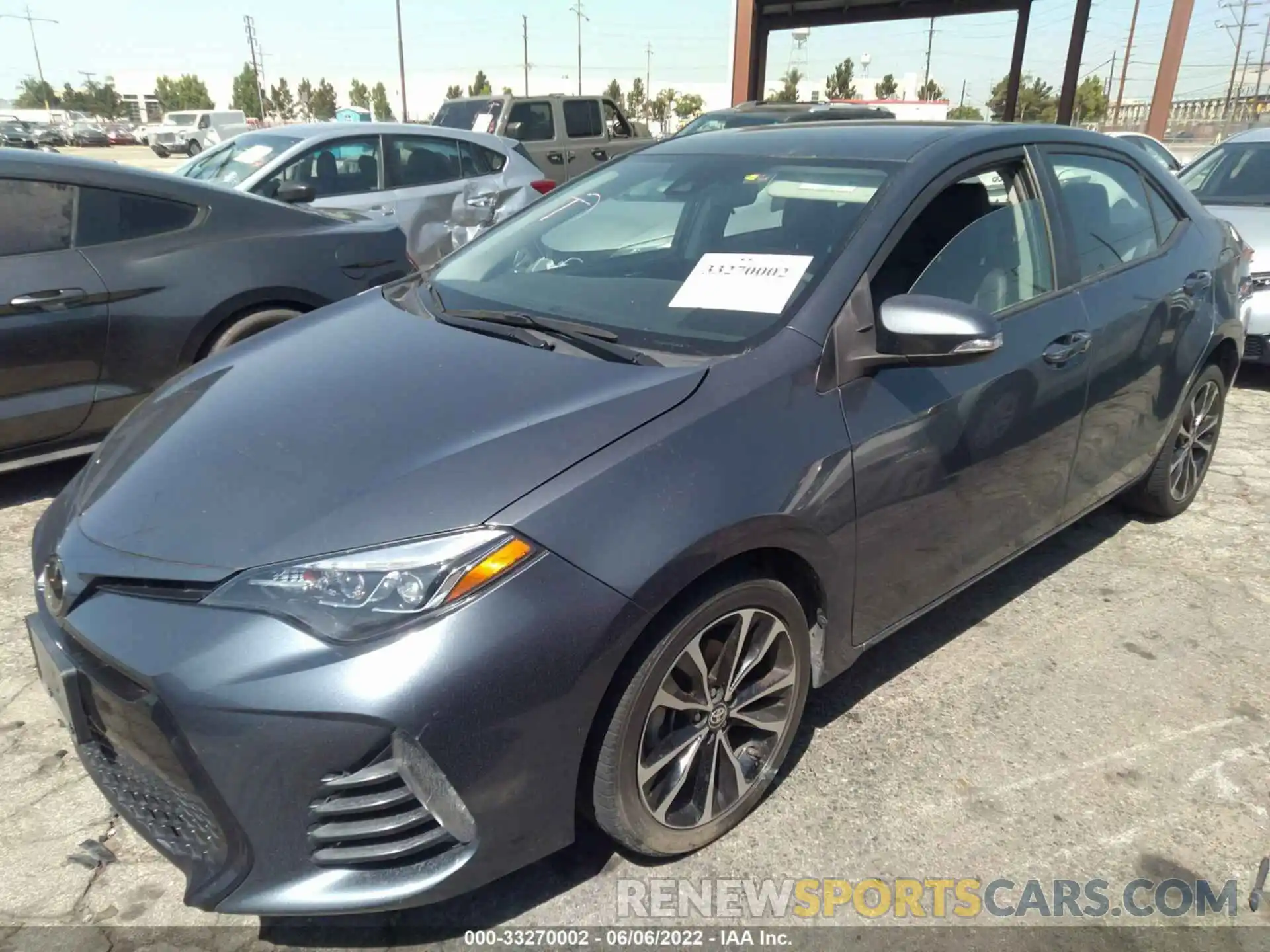 2 Photograph of a damaged car 5YFBURHE4KP925620 TOYOTA COROLLA 2019