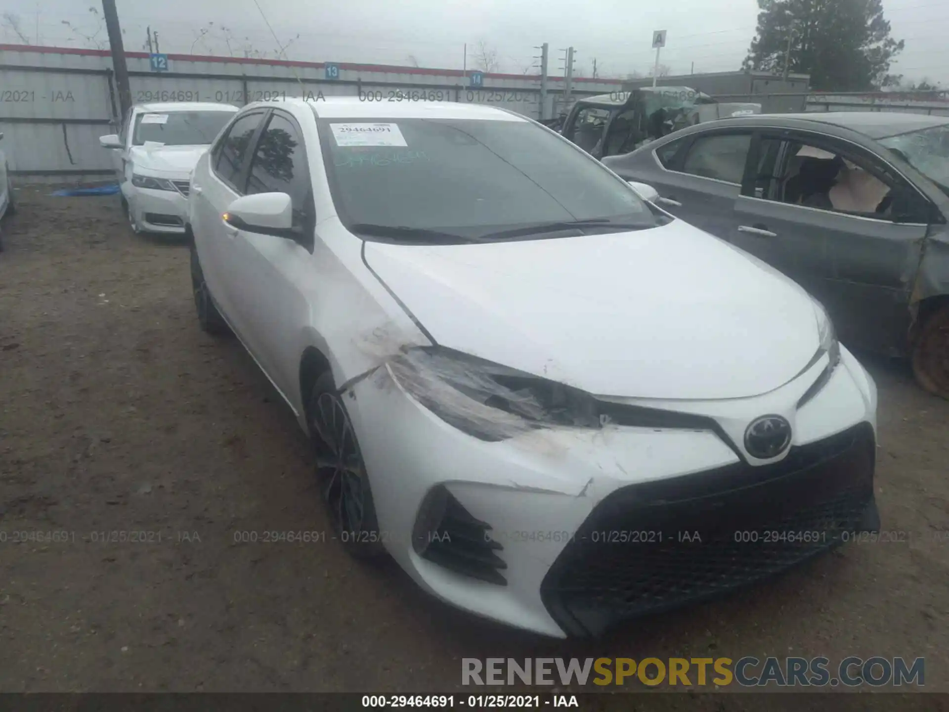 1 Photograph of a damaged car 5YFBURHE4KP925665 TOYOTA COROLLA 2019