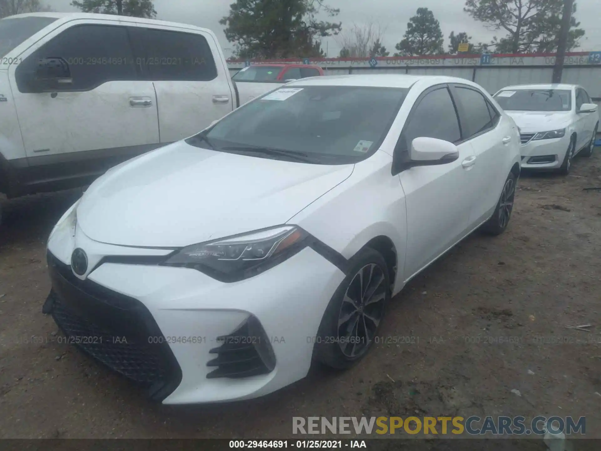 2 Photograph of a damaged car 5YFBURHE4KP925665 TOYOTA COROLLA 2019