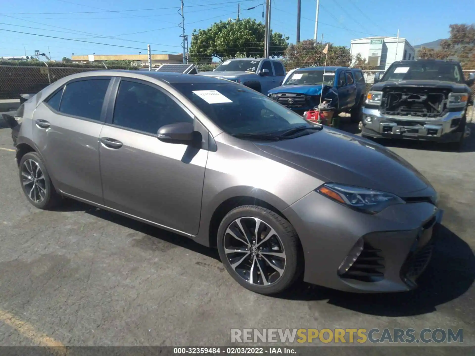 1 Photograph of a damaged car 5YFBURHE4KP926962 TOYOTA COROLLA 2019