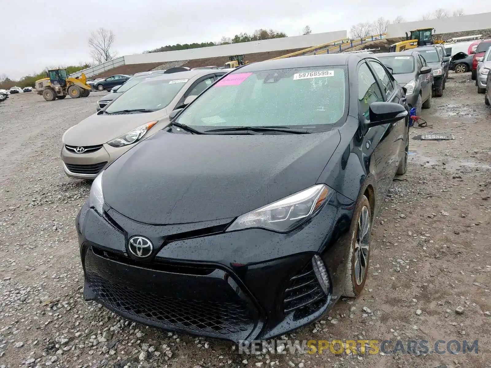 2 Photograph of a damaged car 5YFBURHE4KP927111 TOYOTA COROLLA 2019