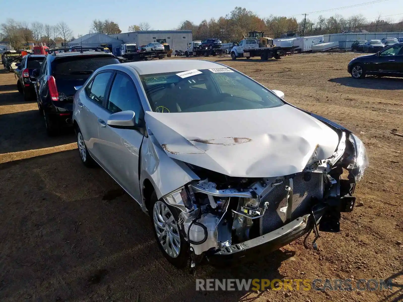 1 Photograph of a damaged car 5YFBURHE4KP927271 TOYOTA COROLLA 2019