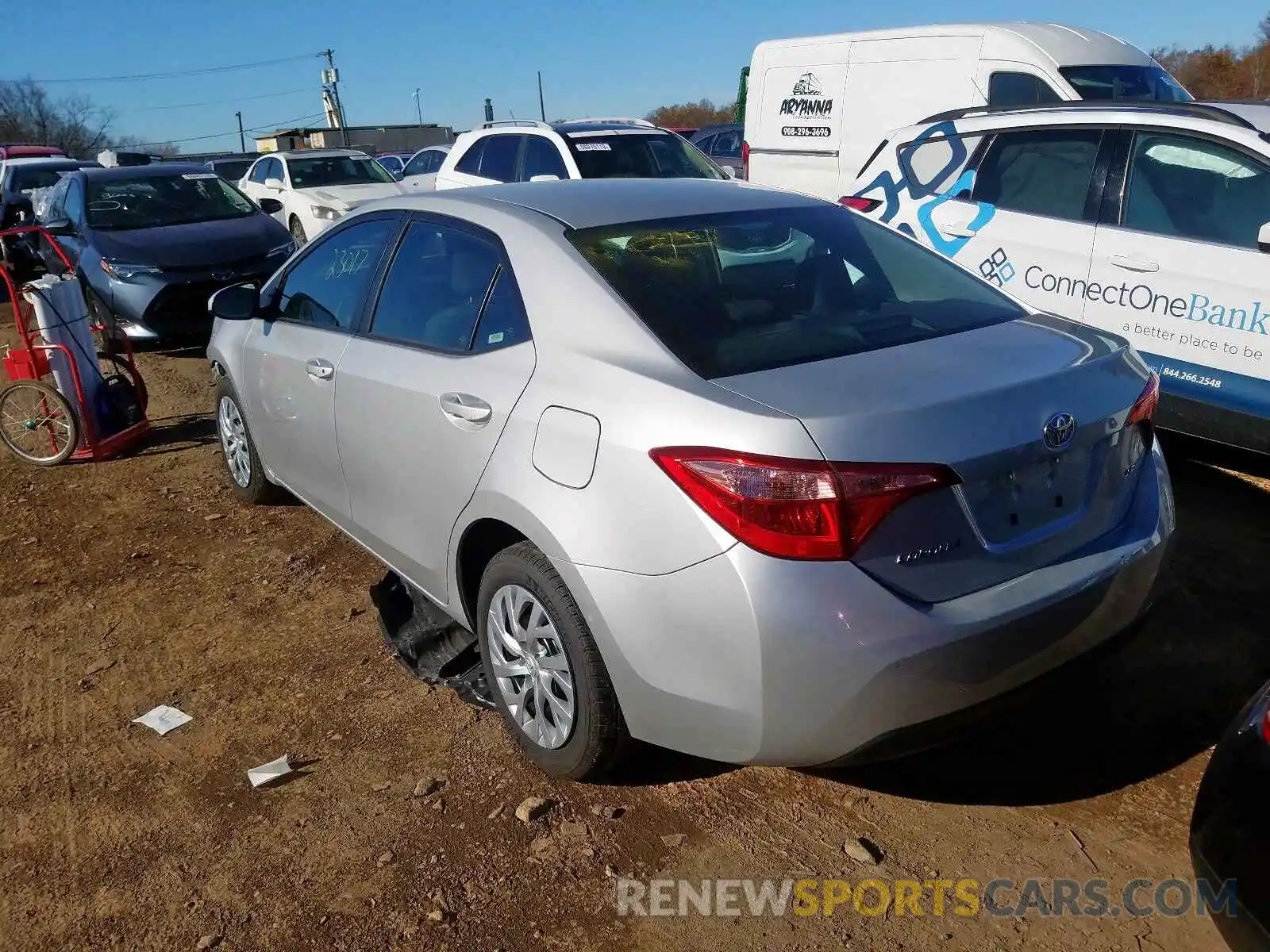 3 Photograph of a damaged car 5YFBURHE4KP927271 TOYOTA COROLLA 2019