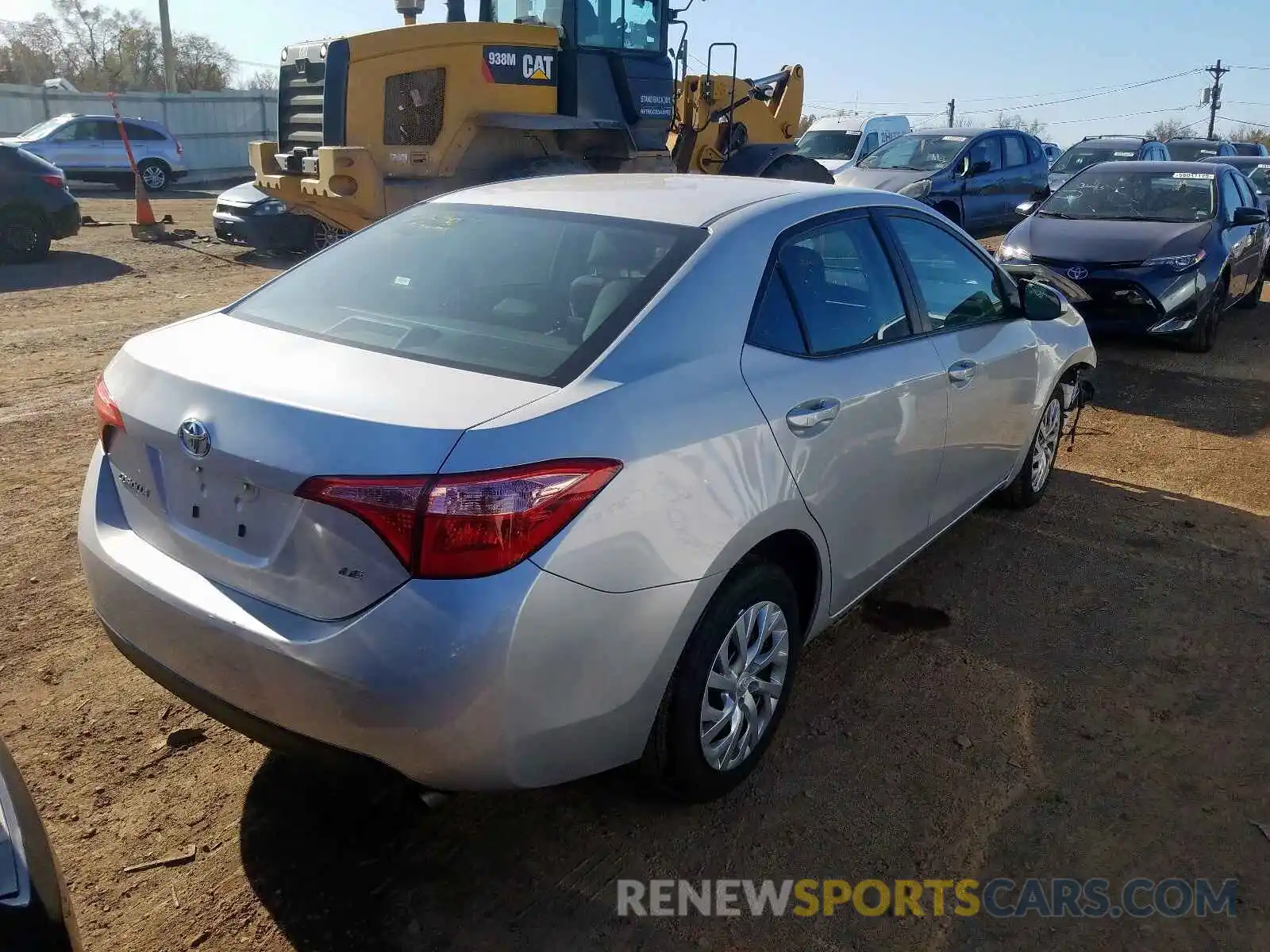 4 Photograph of a damaged car 5YFBURHE4KP927271 TOYOTA COROLLA 2019