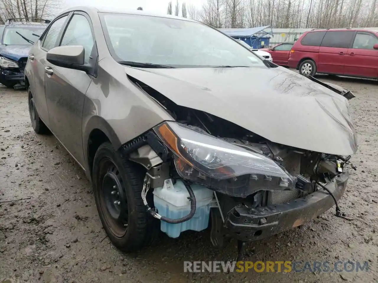 1 Photograph of a damaged car 5YFBURHE4KP928159 TOYOTA COROLLA 2019