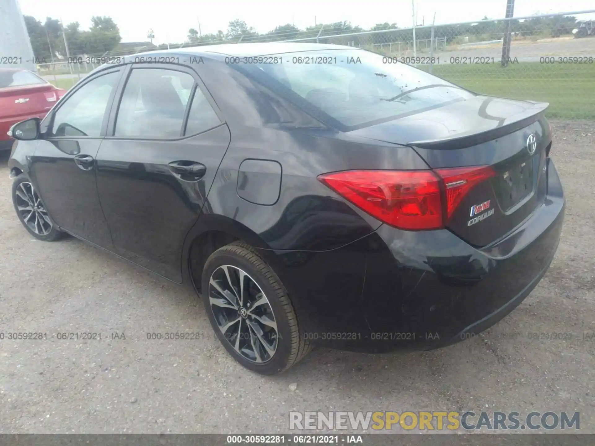 3 Photograph of a damaged car 5YFBURHE4KP929036 TOYOTA COROLLA 2019