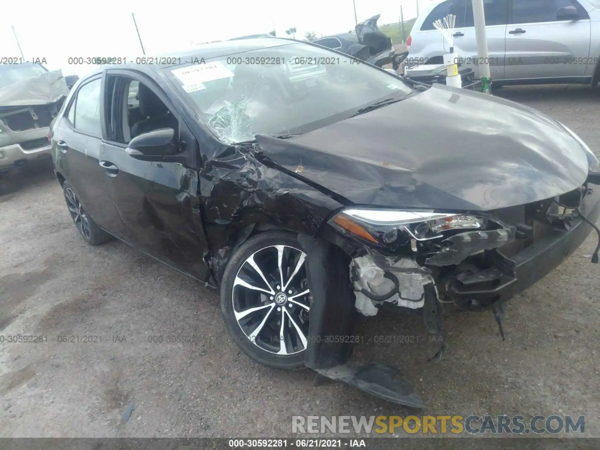 6 Photograph of a damaged car 5YFBURHE4KP929036 TOYOTA COROLLA 2019