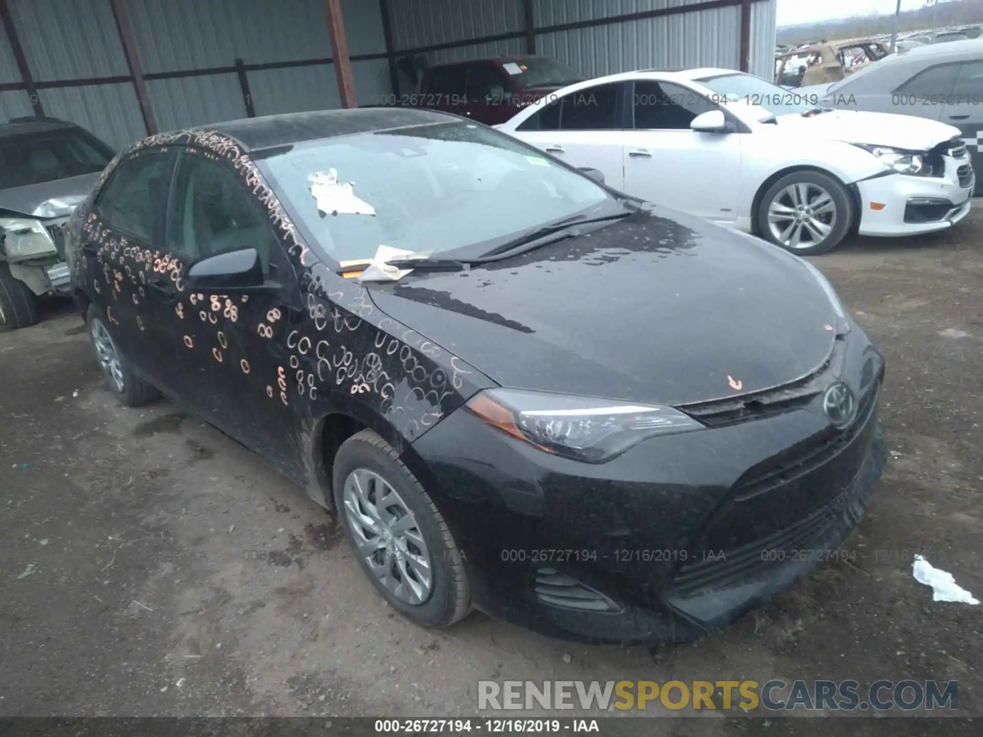 1 Photograph of a damaged car 5YFBURHE4KP929084 TOYOTA COROLLA 2019