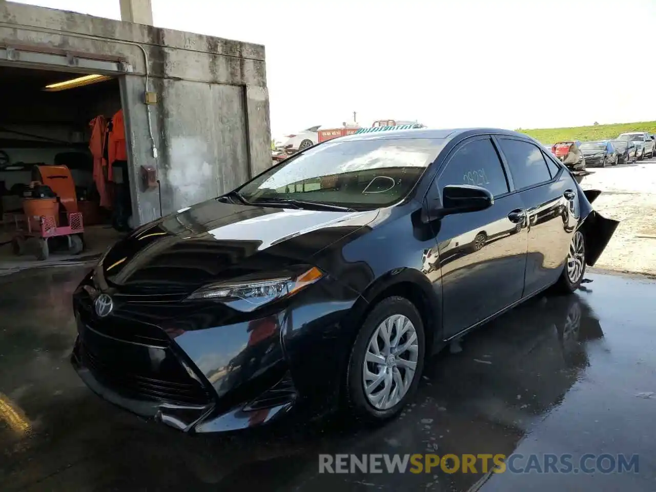 2 Photograph of a damaged car 5YFBURHE4KP929182 TOYOTA COROLLA 2019