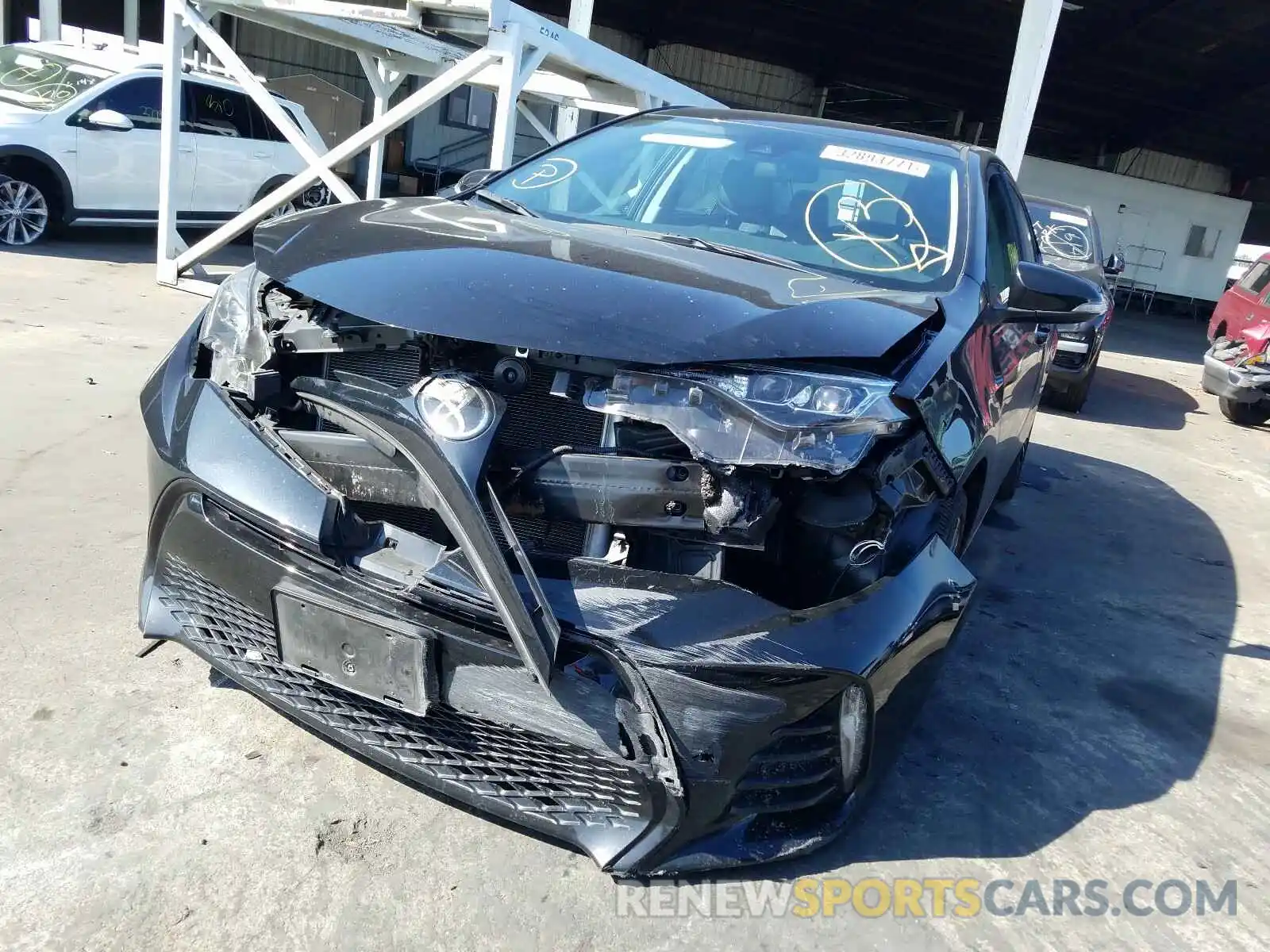 9 Photograph of a damaged car 5YFBURHE4KP930235 TOYOTA COROLLA 2019
