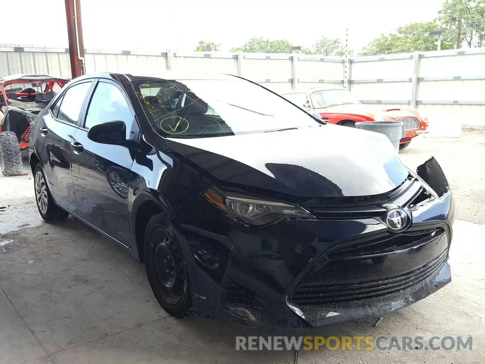 1 Photograph of a damaged car 5YFBURHE4KP930509 TOYOTA COROLLA 2019